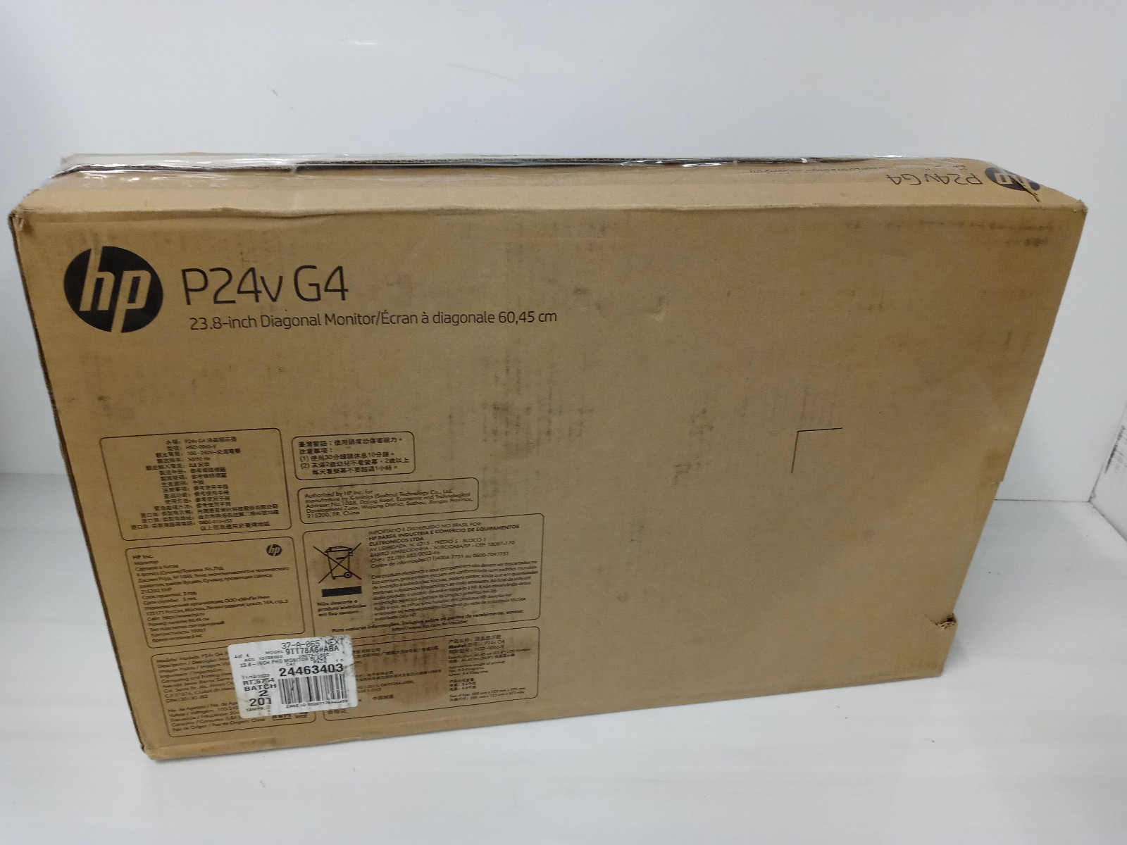 HP P24v G4 23.8" FHD 1080p HDMI VGA LED LCD Monitor 9TT78A6#ABA