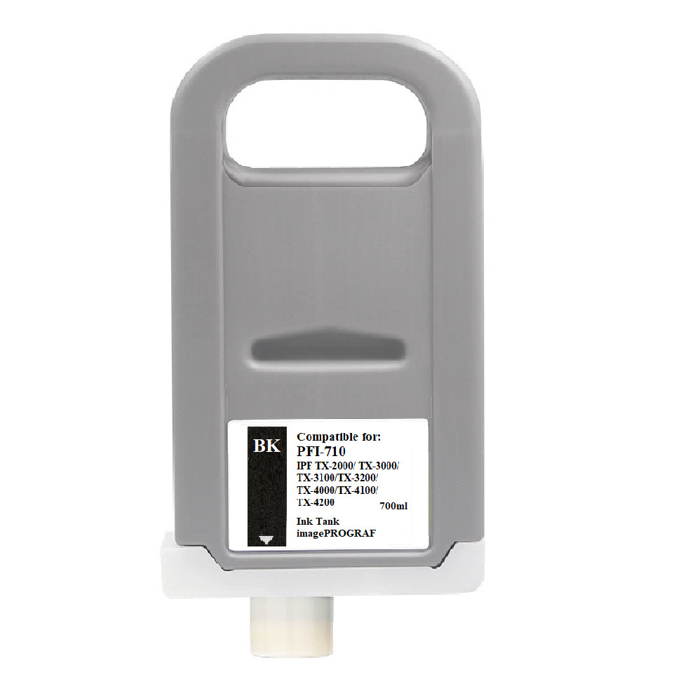 PFI-710 Black Ink Cartridge Fit Canon iPF TX- 2000 TX-3000 TX-3100 TX-3200