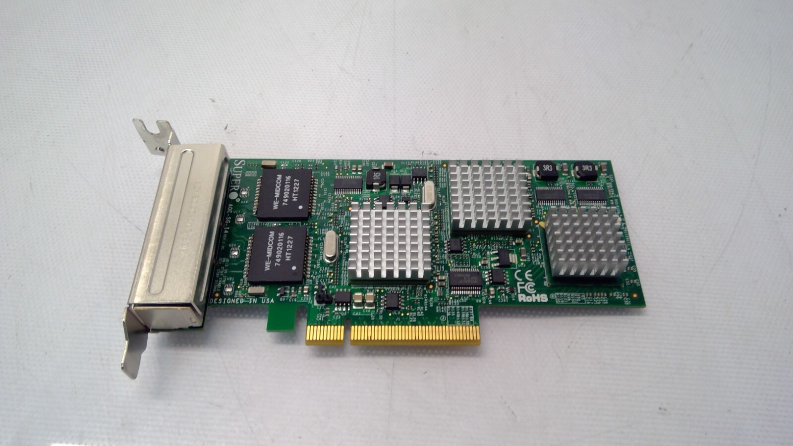 Supermicro AOC-SG-i4 Quad Port Gigabit Ethernet Controller Low Profile Bracket
