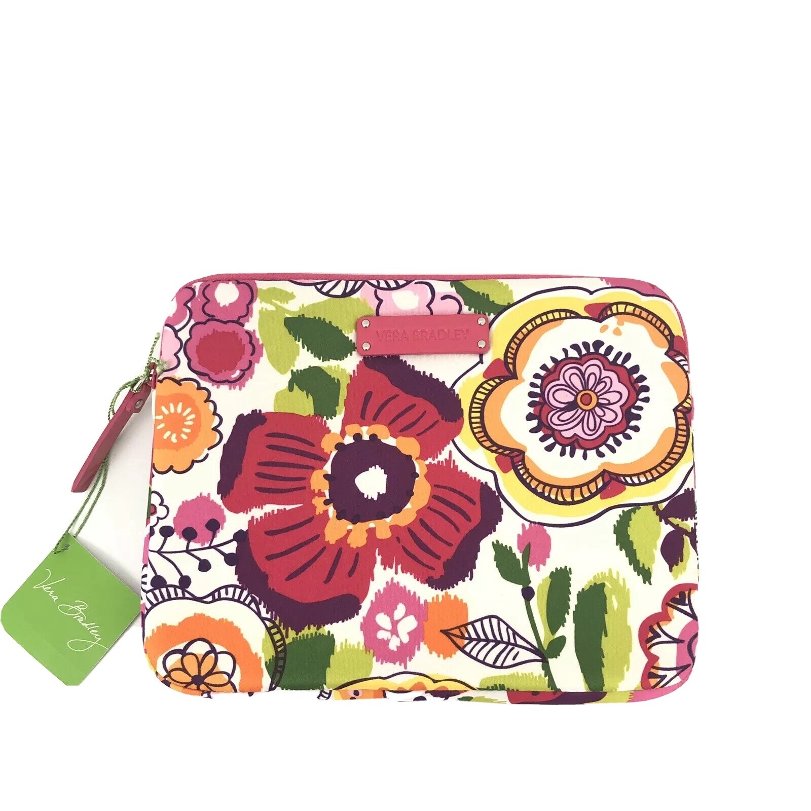 Vera Bradley Neoprene Tablet Sleeve Clementine Print Floral New $49