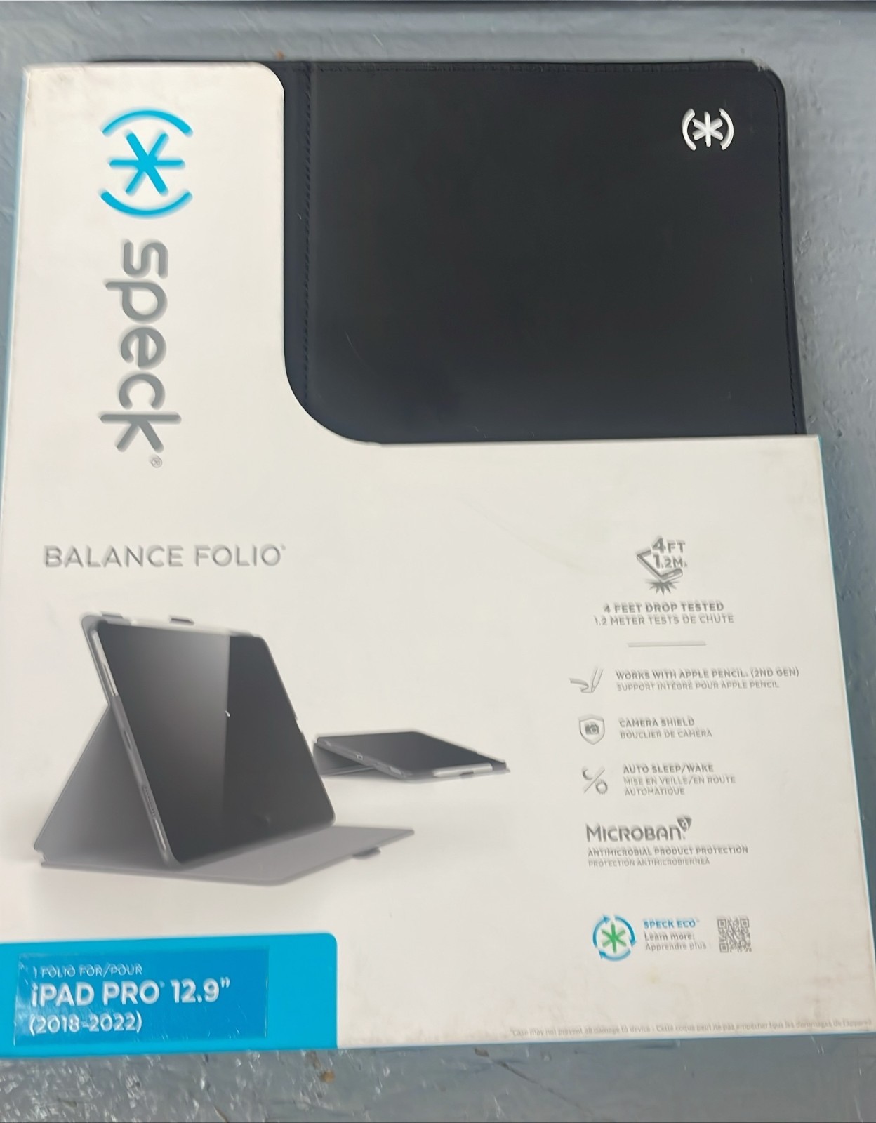 Speck Ipad Pro 12.9” Balance Folio NEW CASE (fits Ipad Pro 2018-22)
