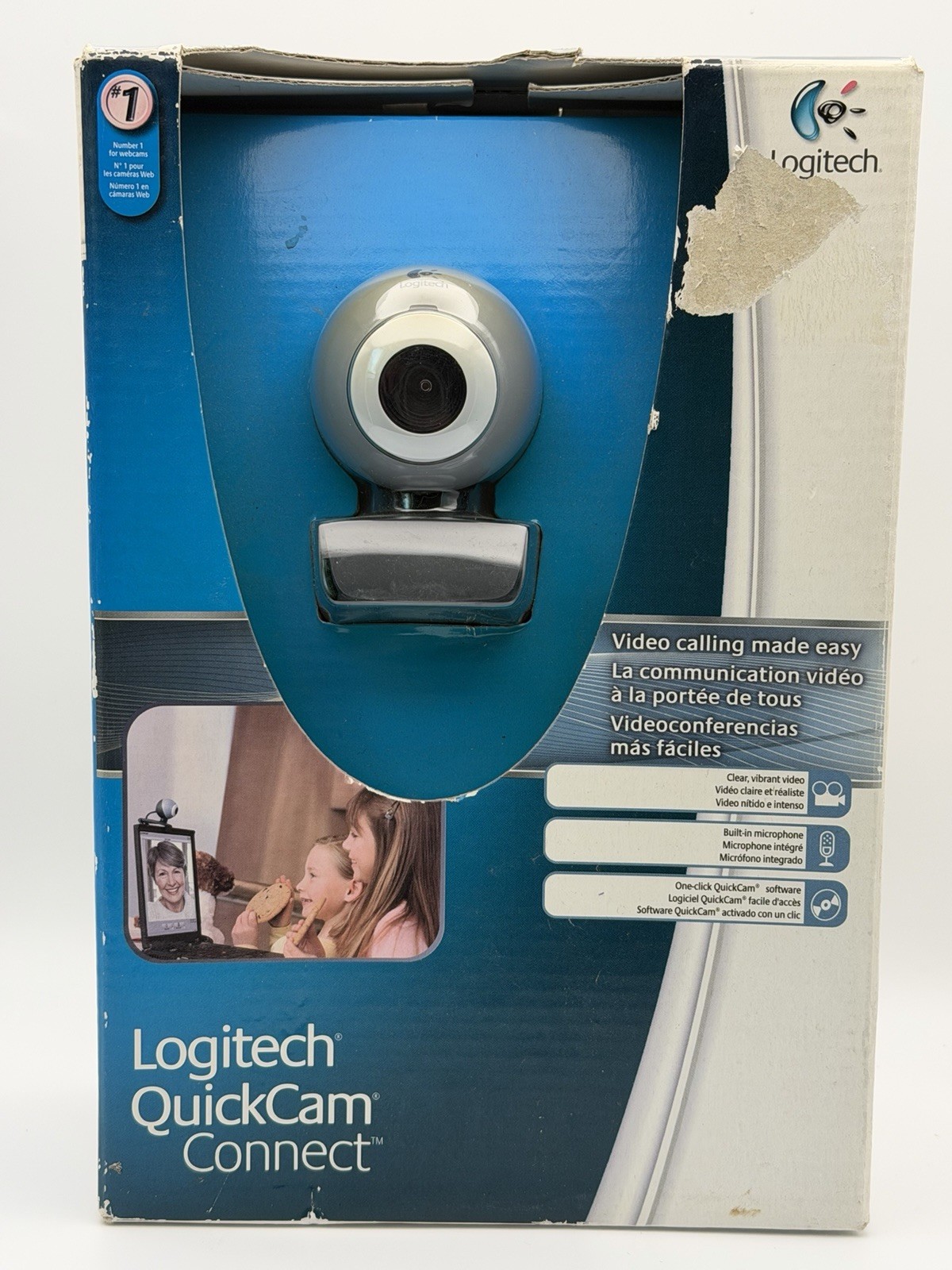 Logitech QuickCam Connect (E2500) Webcam USB Video Microphone - NEW/SEALED