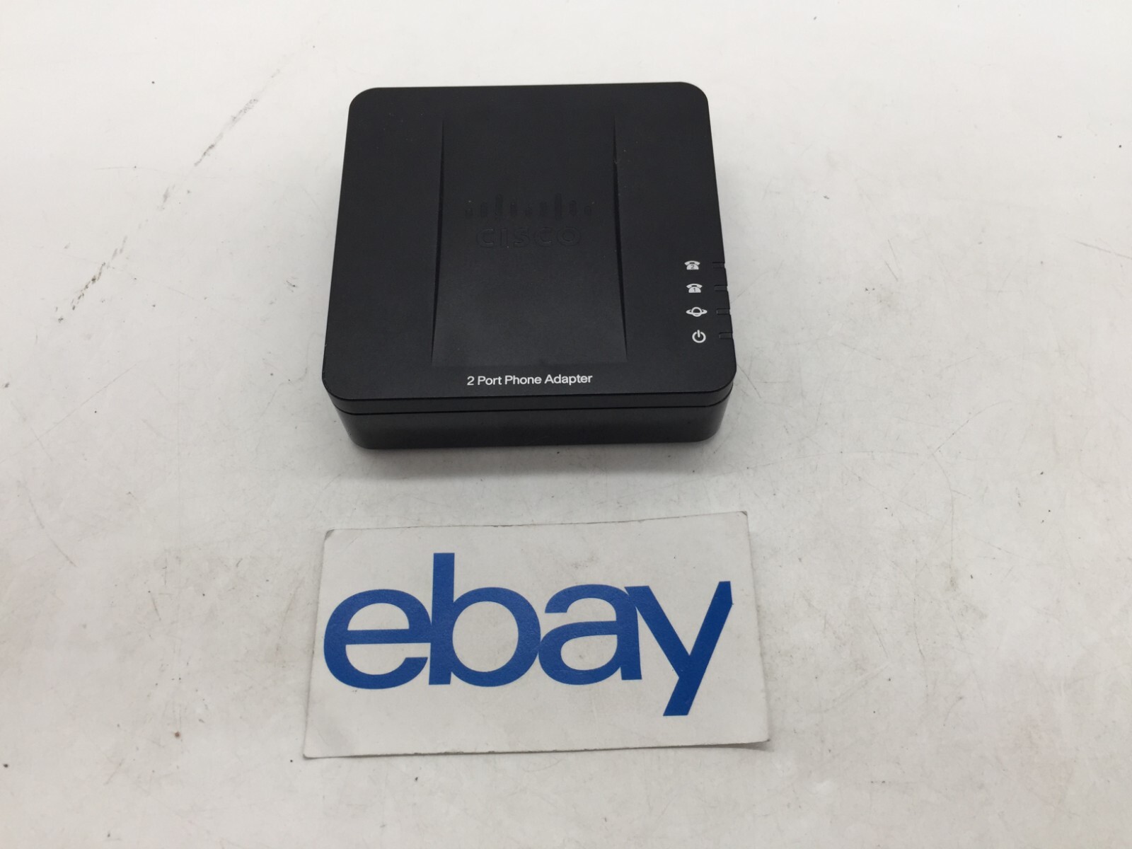 Cisco SPA112 Ethernet VoIP ATA 2-Port Phone Adapter SPA112 UNIT ONLY FREE S/H