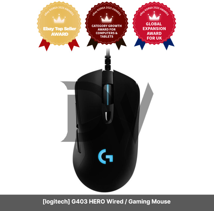 [logitech] G403 HERO Wired / Gaming Mouse / Express / Genuine