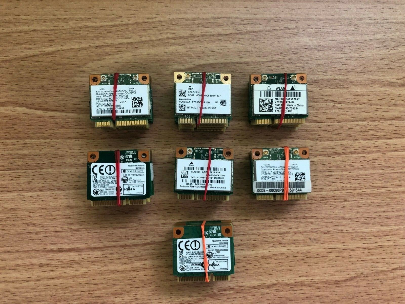 Qualcomm Atheros QCWB335 Wi-Fi+Bluetooth 4.0 WLAN Card for Asus Dell LOT of 35
