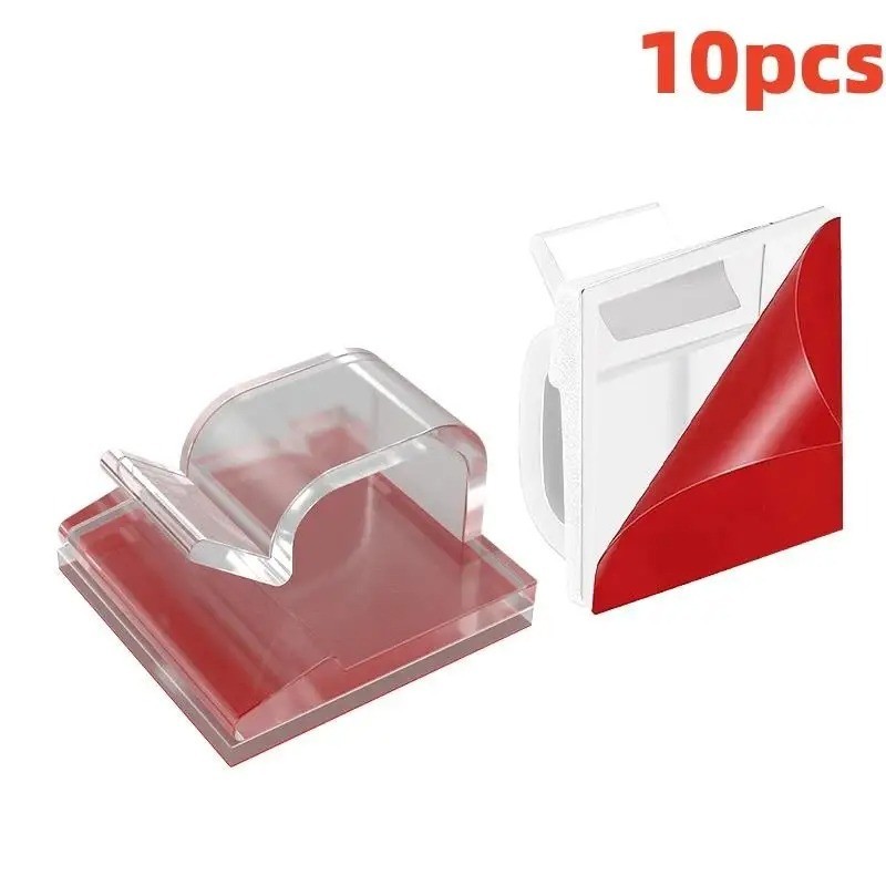 50Pcs Cable Clips Self-Adhesive Cord Management Wire Holder Organizer Clamp US