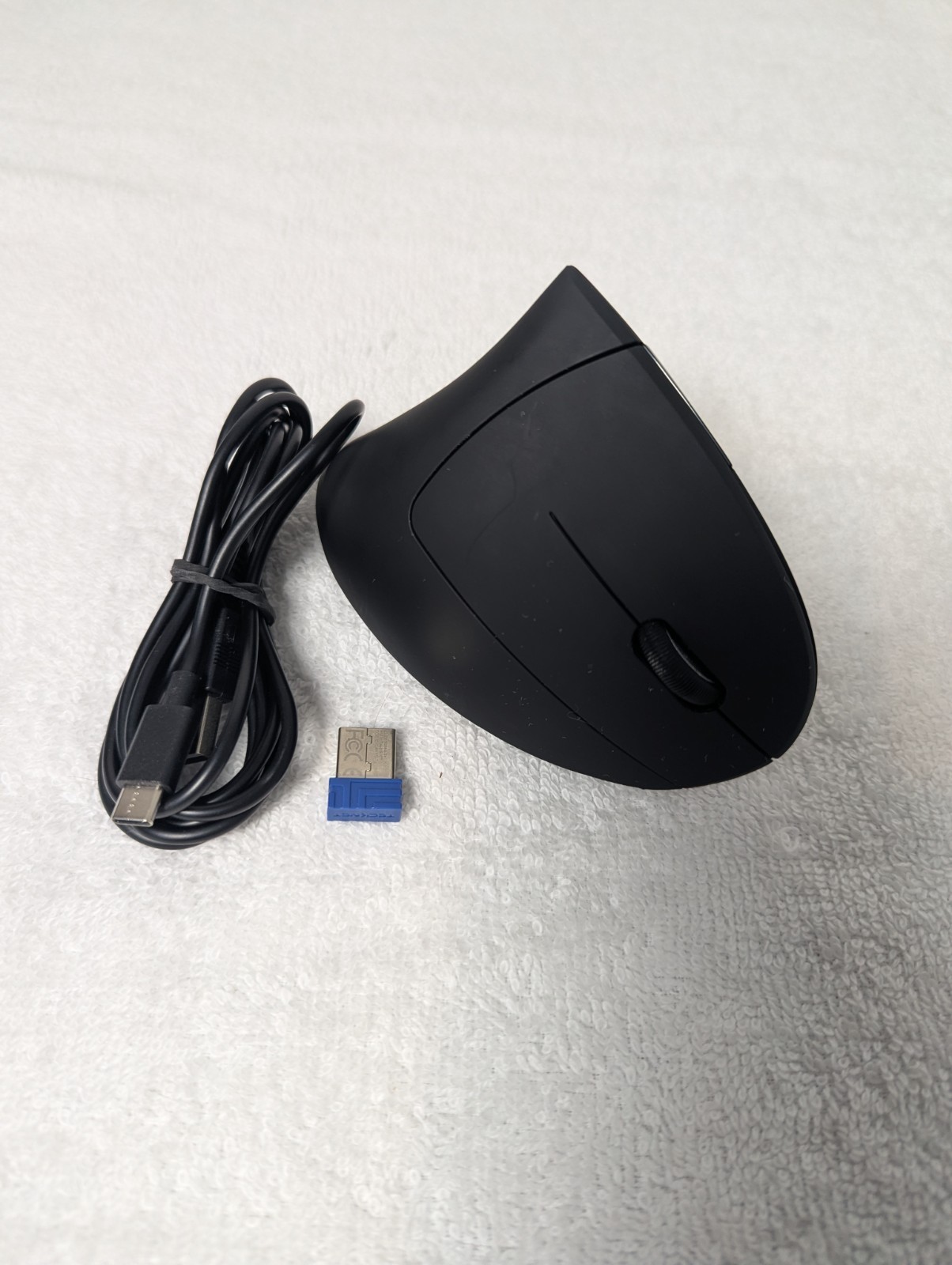 TECKNET TK-MS007 Ergonomic Mouse Wireless & Wired Bluetooth Vertical 4800 DPI 