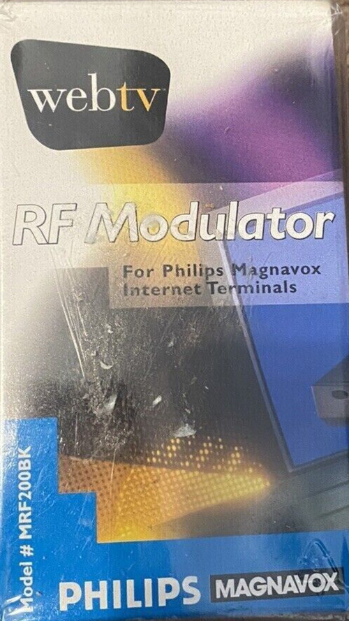 Philips Magnavox MRF200BK NEW, Unused RF Modulator for Internet Terminals