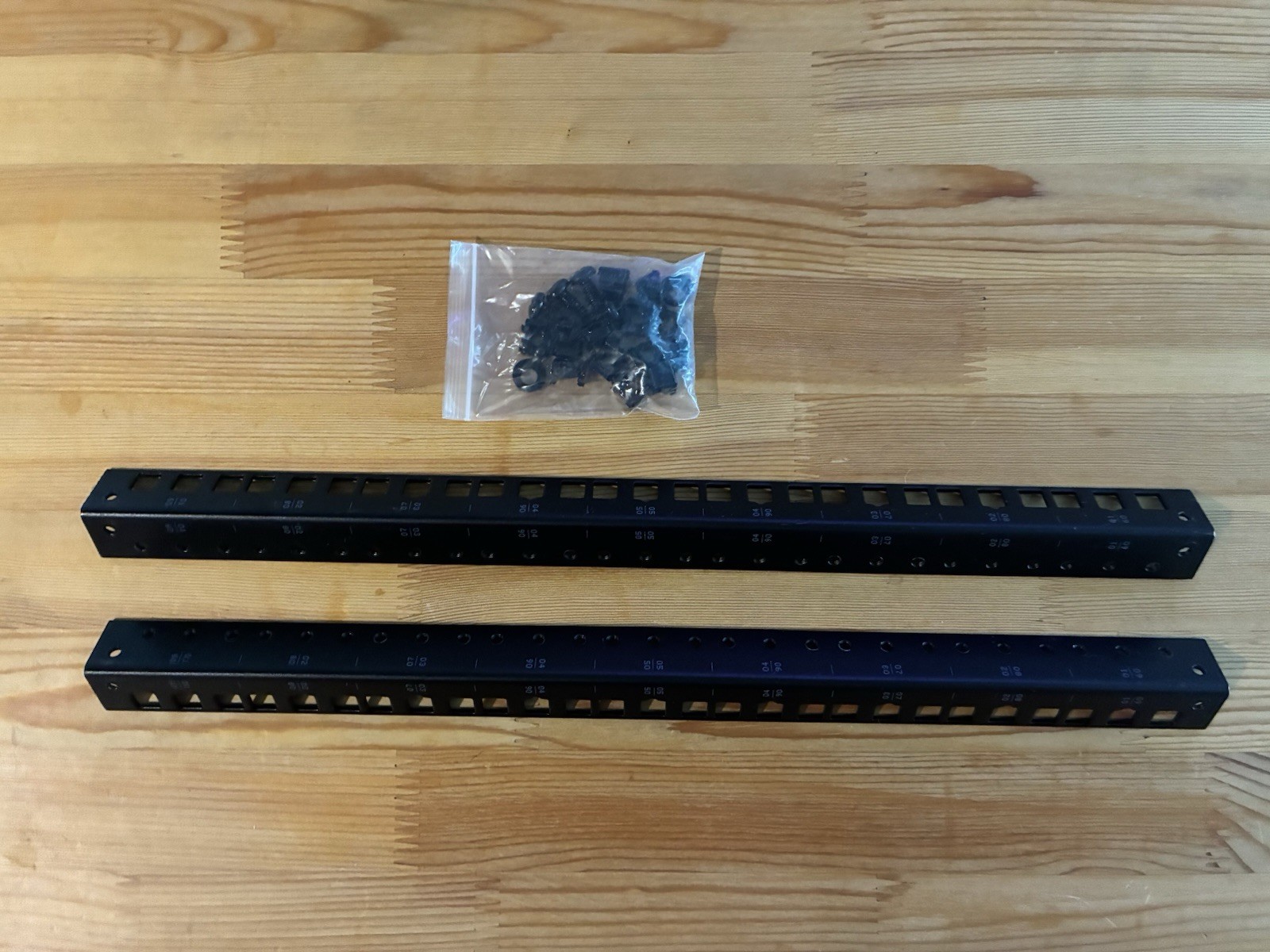 Tecmojo 9U Vertical Rack Rail Pair Kit DIY Rack Rails For Cage Nut