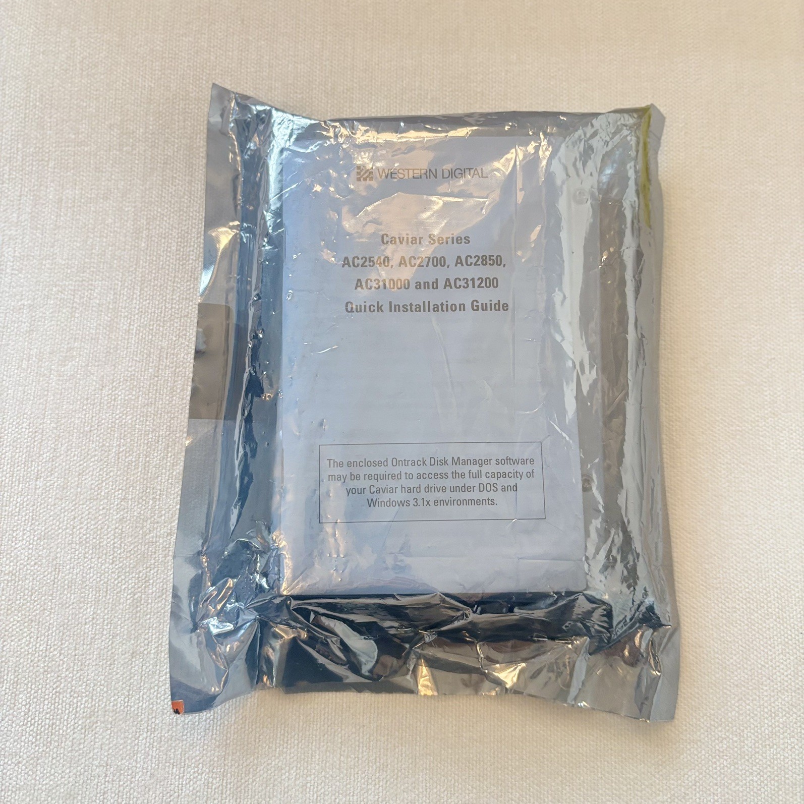 WESTERN DIGITAL CAVIAR 2850 853MB IDE HDD WDAC2850 NOS VINTAGE 1995 RETRO PC