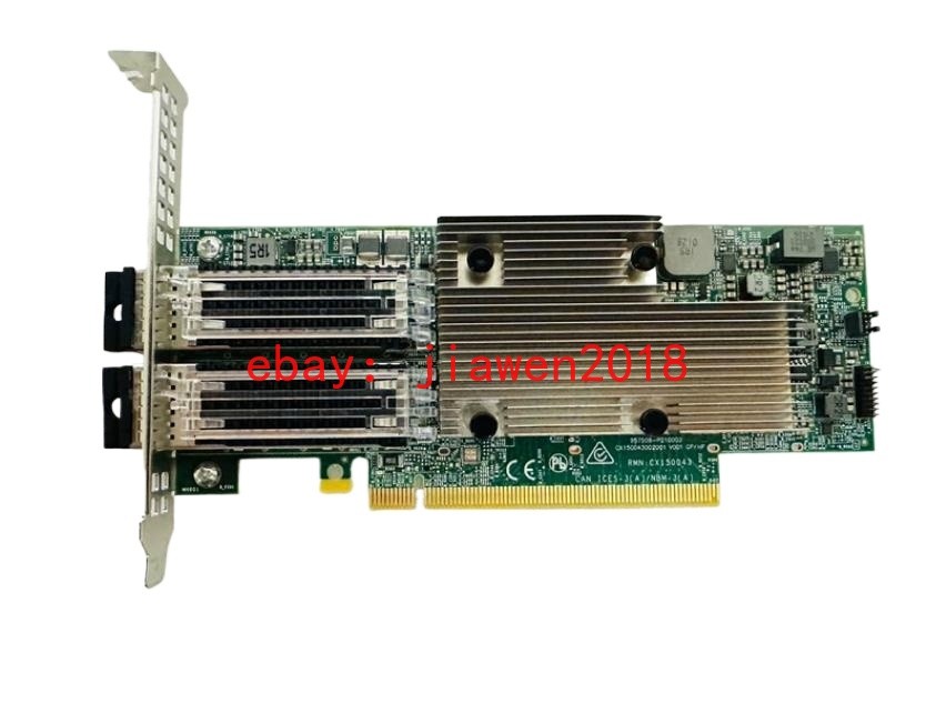 Broadcom BCM57508 -P2100G Dual-Port 100 Gb/s QSFP56 Ethernet PCI-E x16 Network