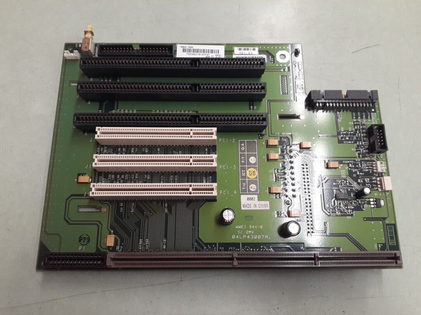 HP 5064-7456 ISA PCI BACKPLANE RISER BOARD