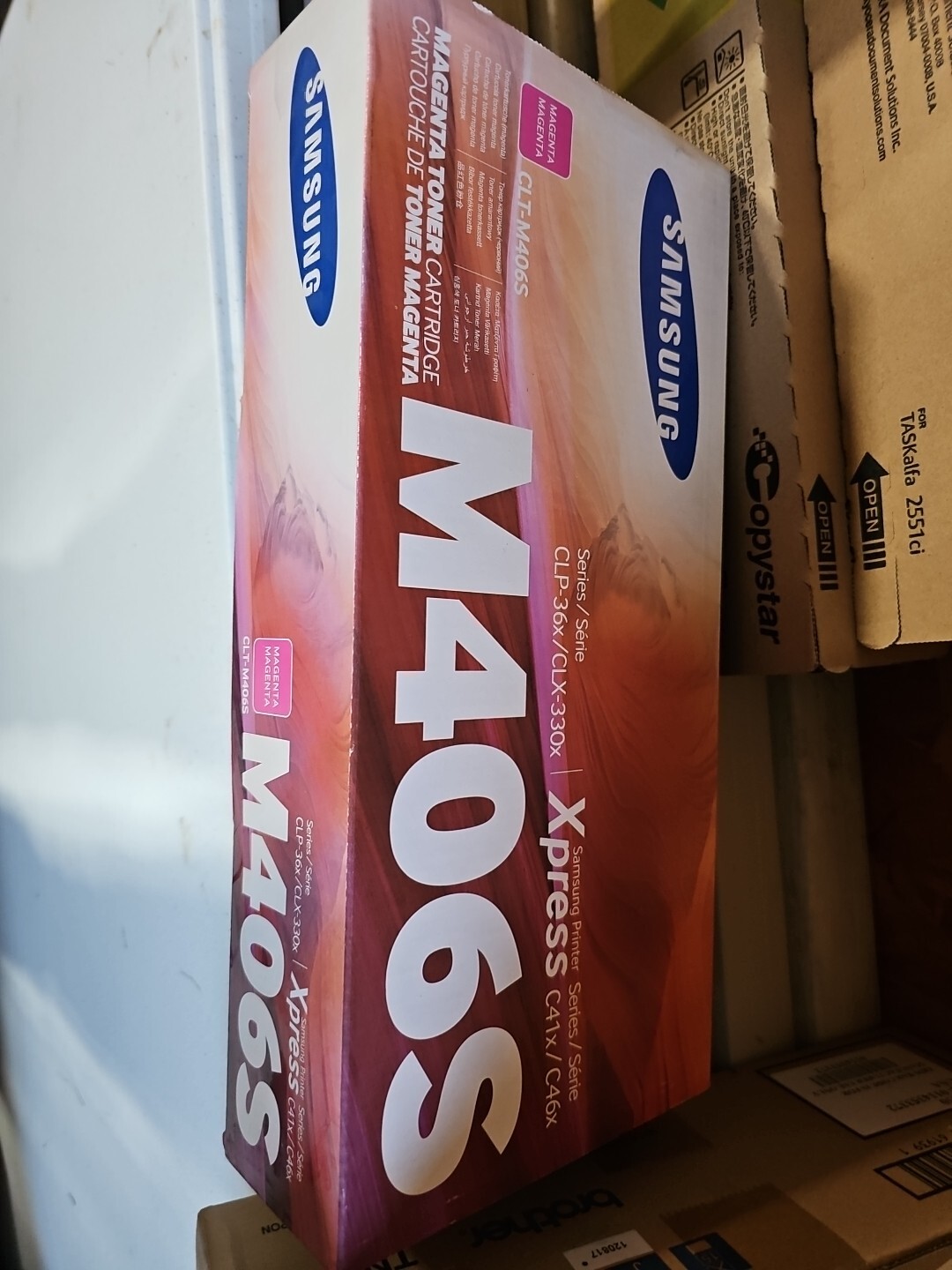 New Samsung CLT M406S Magenta Toner Cartridge Genuine NIB- unopened.