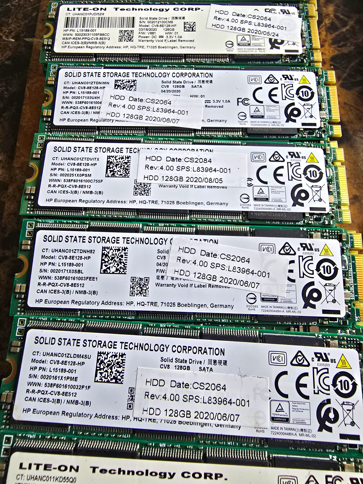 Lite-On CV8-8E128-HP 128GB M.2 2280 SATA Internal SSD 8MB Cache PC