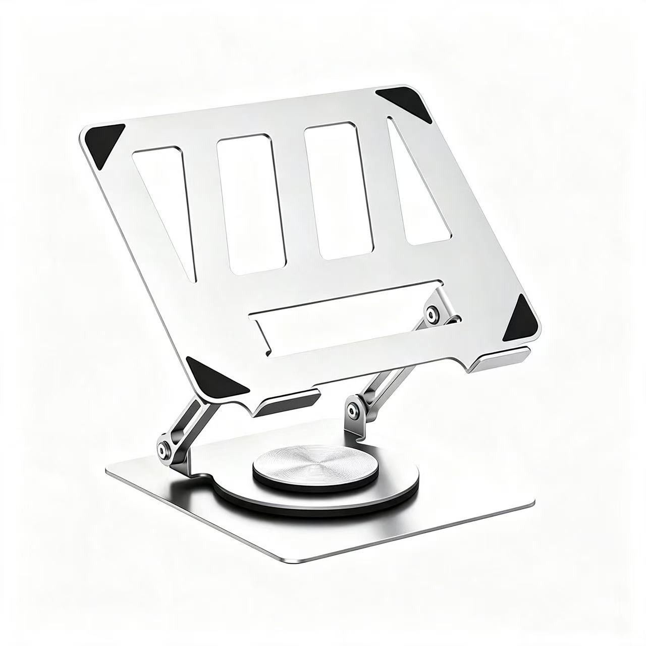 360° Rotatable Aluminum Laptop Riser Foldable Height Adjustable Cooling Stand