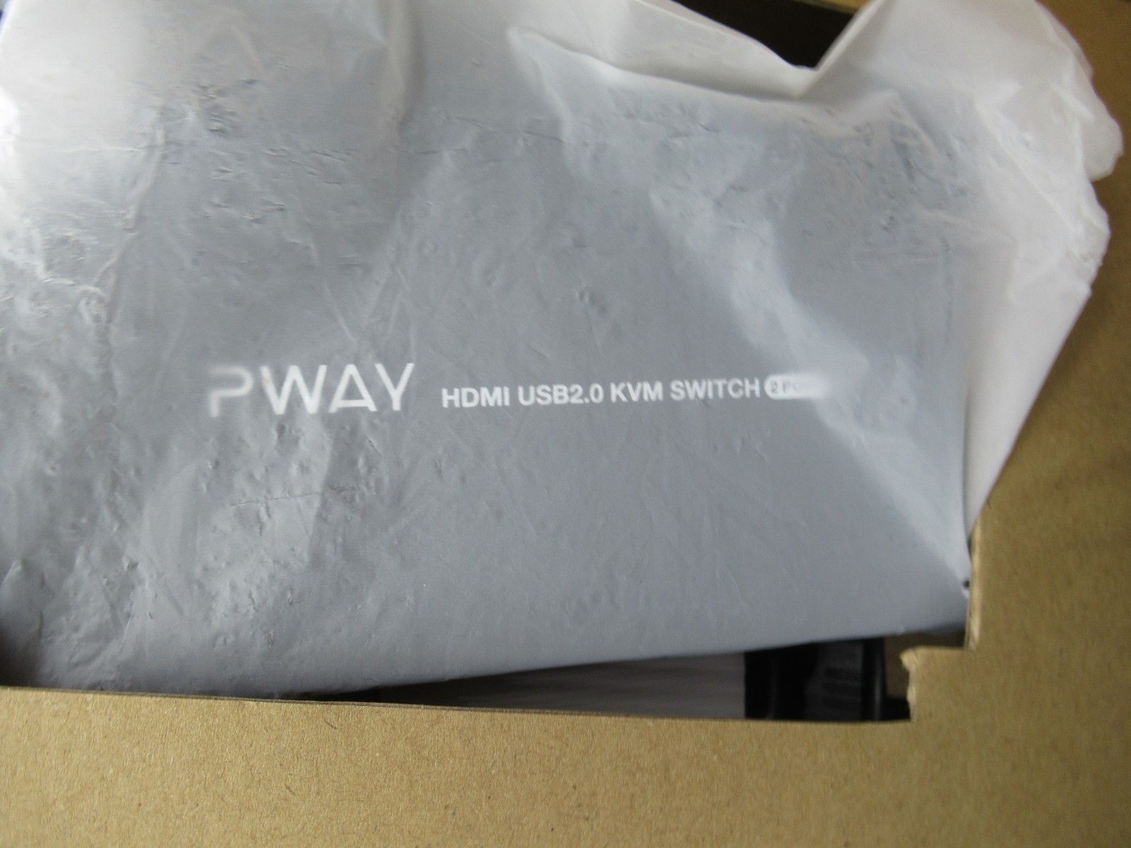 PWAY PW-S7201H2 Portable 2 In 1 Out Dual Monitor HDMI KVM Switch USB Powered
