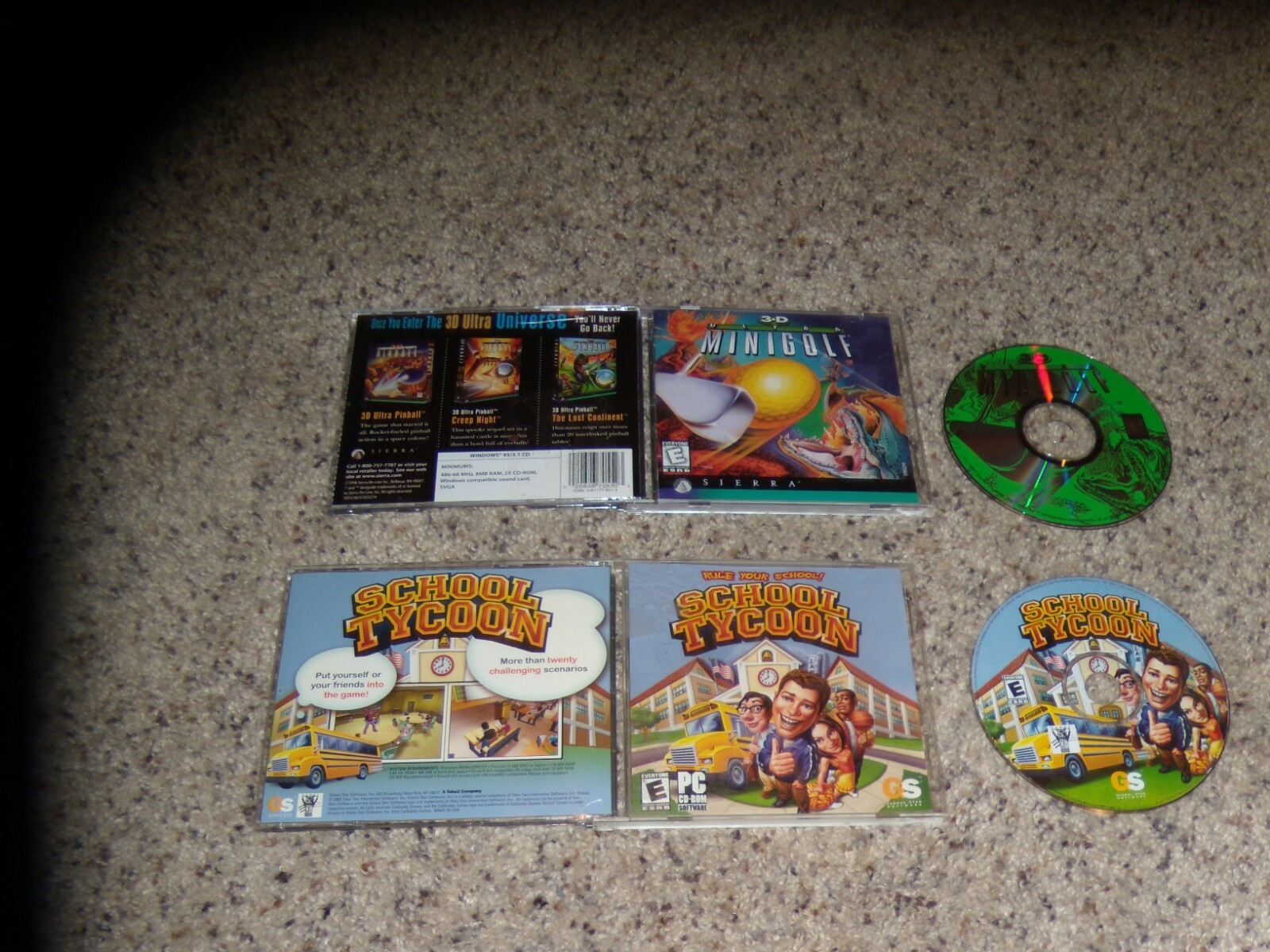 3-D Ultra Minigolf & School Tycoon PC Games