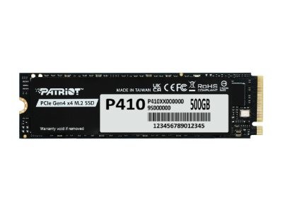 Patriot P410 SSD 500 GB internal M.2 2280 PCIe 4.0 x4 (NVMe) M.2 P410P500GM28H