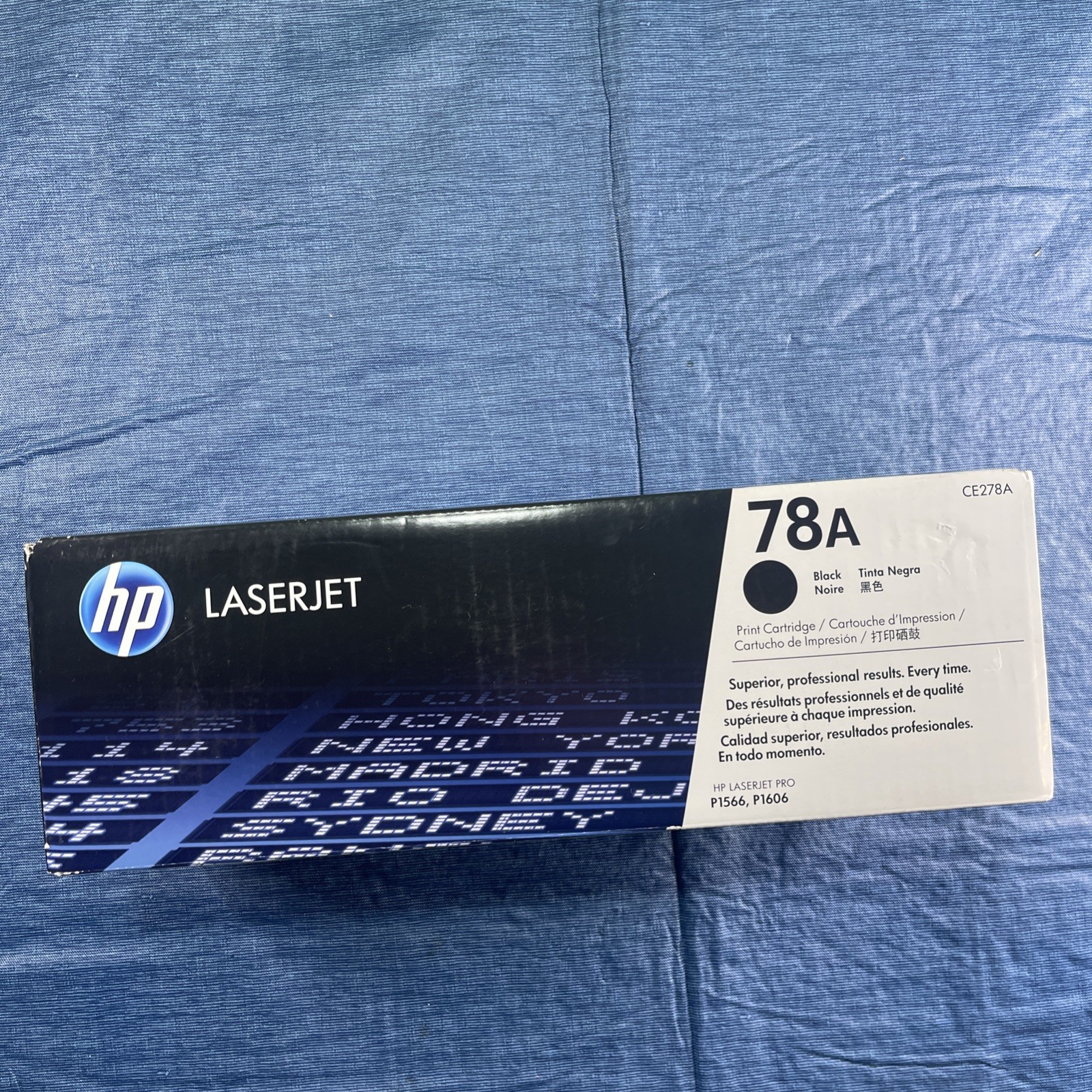 Genuine HP 78A Black LaserJet Toner Cartridge CE278A New Open Box - Sealed