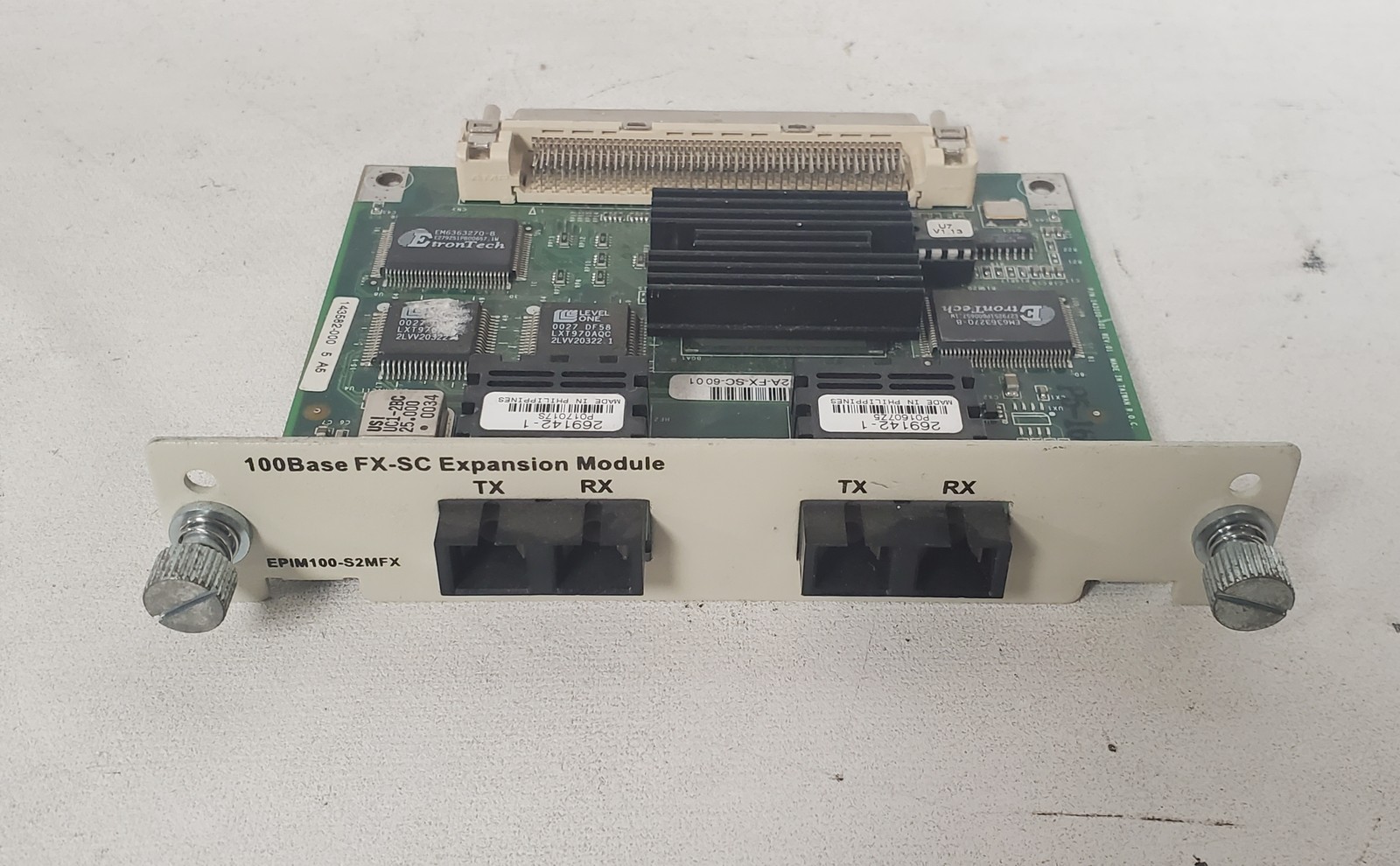 Enterasys Cabletron EPIM100-S2MFX 100Base FX-SC Expansion Module