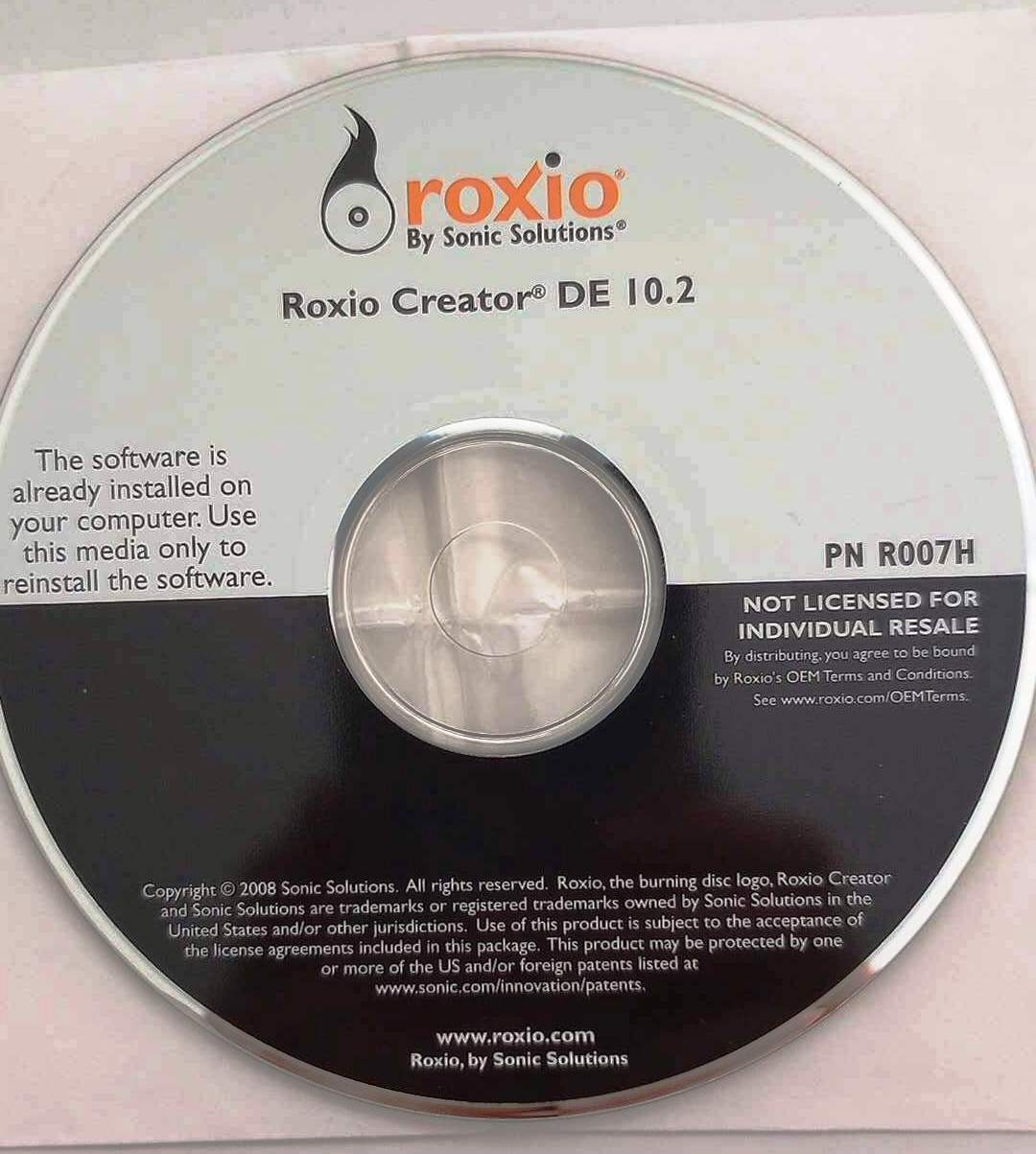 Roxio Creator 10.2 Full Version w/ License
