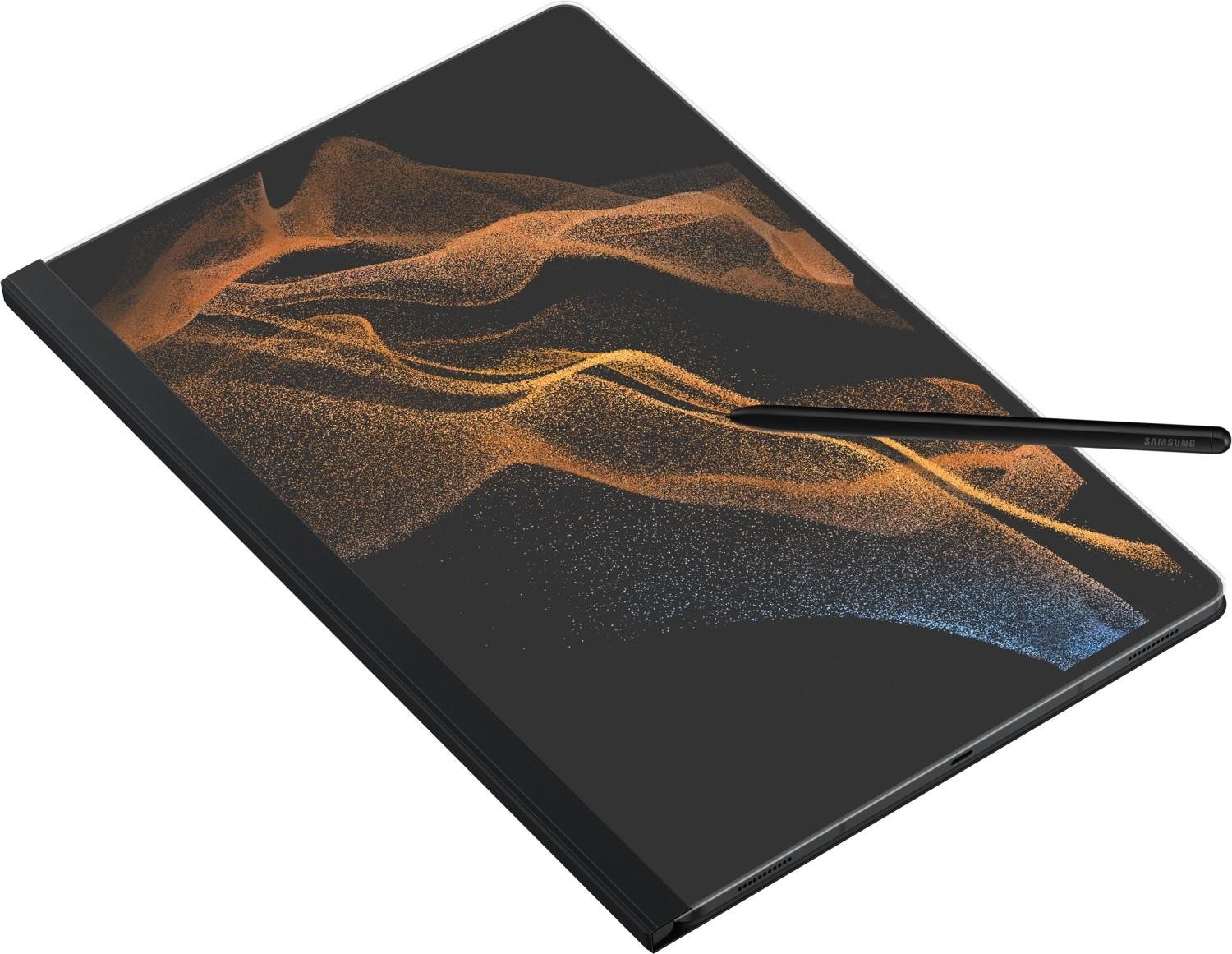 Genuine / Official Samsung Galaxy Tab S8 Ultra Note View Case / Cover - Black