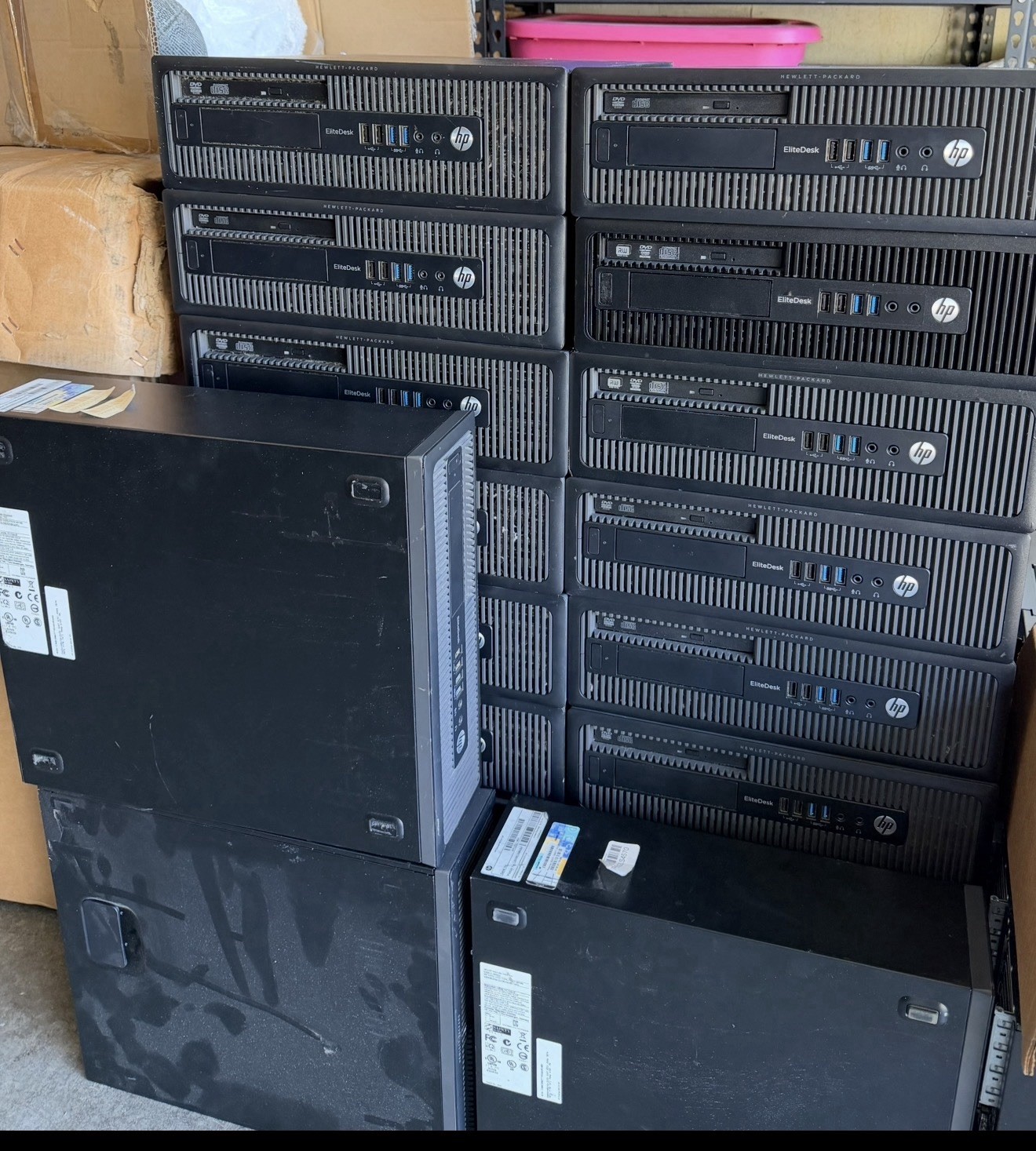 Lot of 30 x HP ProDesk 600 G1 SFF Intel Core i5-4590 3.3GHz 8GB RAM No HDD No OS