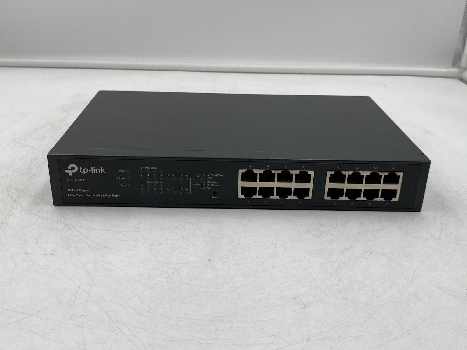 TP-Link 16-Port Gigabit Easy Smart Switch with 8-Port PoE+ TL-SG1016PE