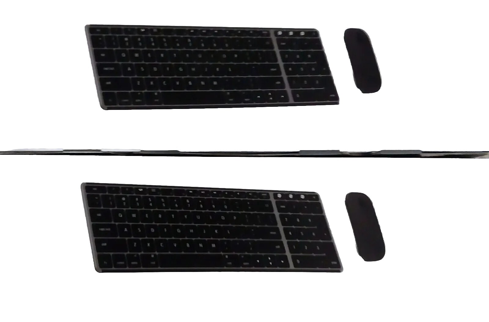Unbranded Keyboard and Mouse Wireless  Combo -Seenda WGJP031B Space Gray 