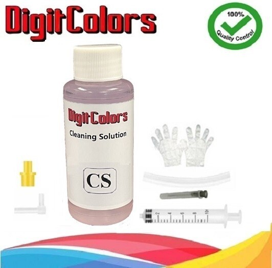 DC Inkjet Print Head Cleaning Kit for ALL Printer Flush Solution To Clean heads