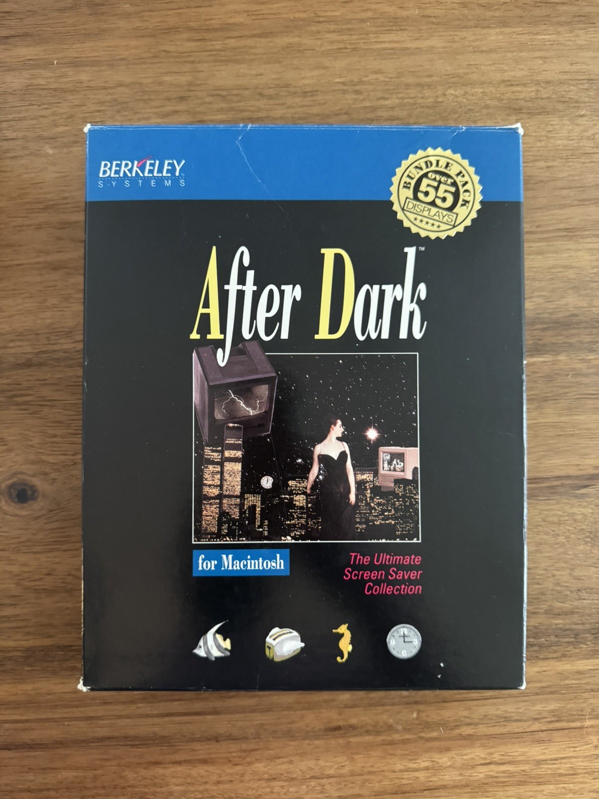 Vintage After Dark 2.0 Screensaver For Macintosh 3.5" Disk Berkeley Systems 1990