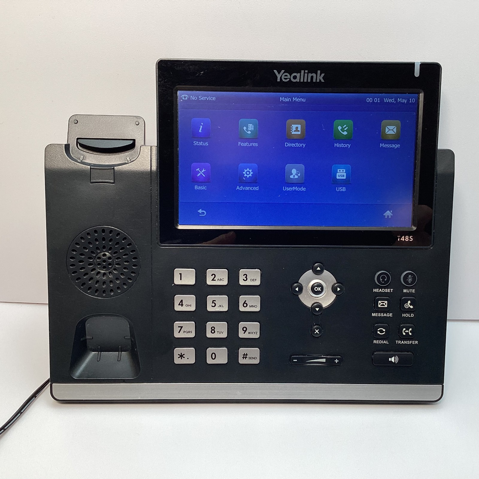Yealink SIP-T48S Ultra-elegant Gigabit IP Phone w/ 7-inch Color Touch Screen