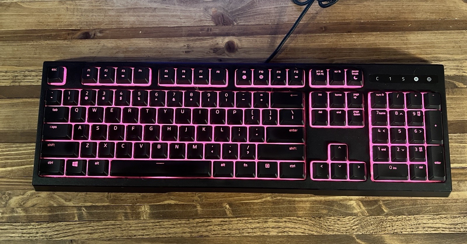 Razer Ornata Chroma Gaming Keyboard RZ03-0204 Tested Working