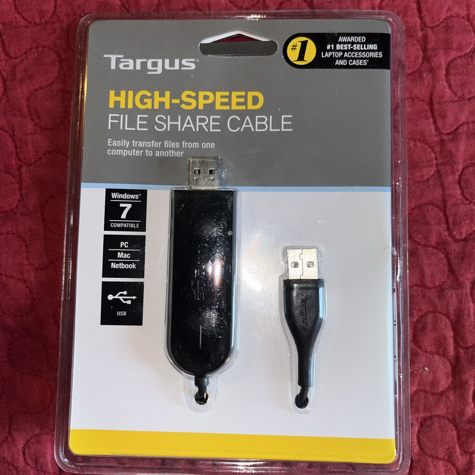 Targus High-Speed File Transfer (File Share) Cable For PC & Mac - ACC96US1