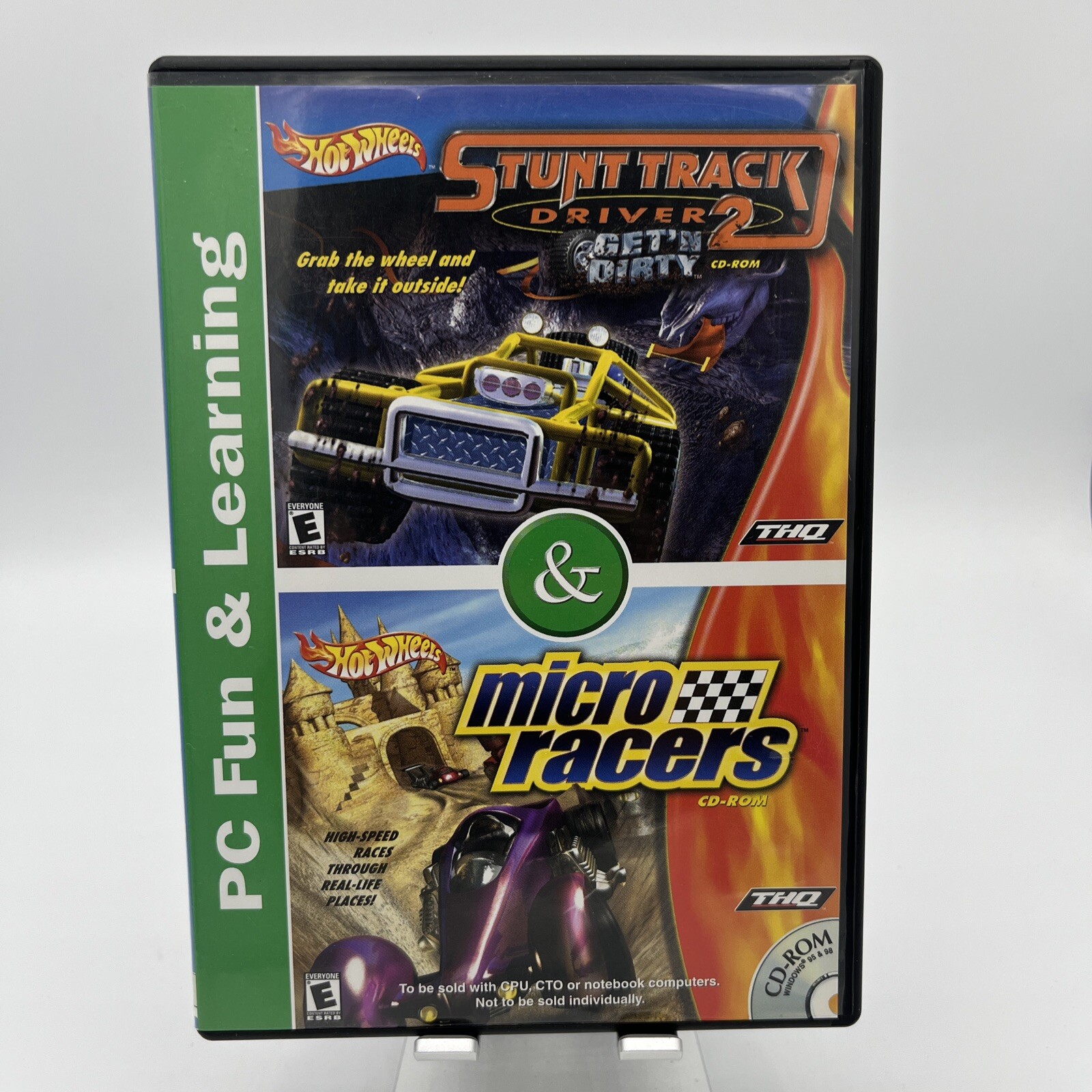 Hot Wheels Stunt Track2 Driver Get'nDirty, Micro Racers PC CD-ROMwindows 95 & 98