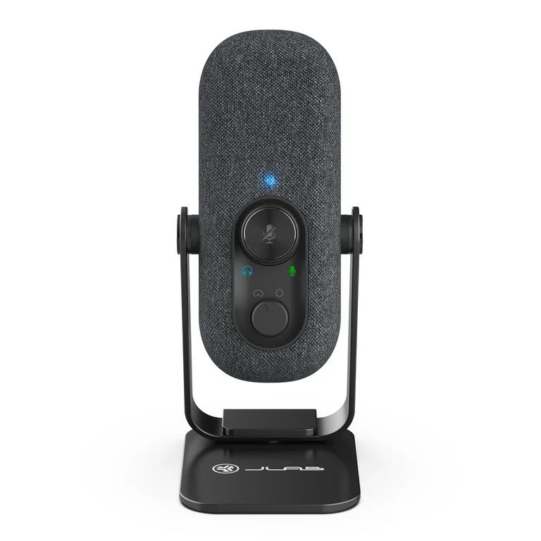 JLab Go Talk USB Desktop Microphone Black - 2 Directional Pattern Modes