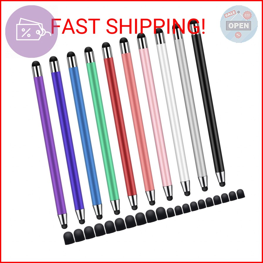 10Pack Stylus Pen,Stylus Pens for Touchscreen, 2-in-1High Precision and Sensitiv