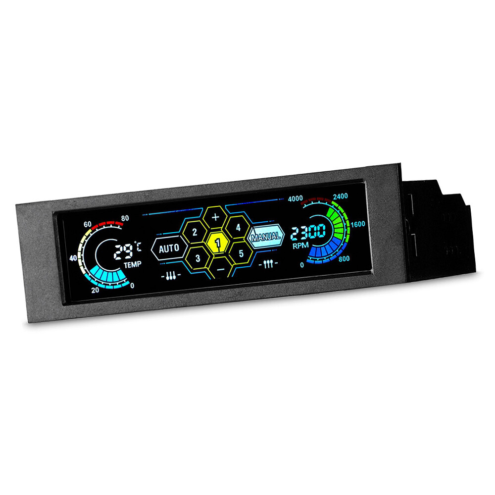 5 Channel  Fan Controller Automatic  Control & LCD Touchscreen F8B6