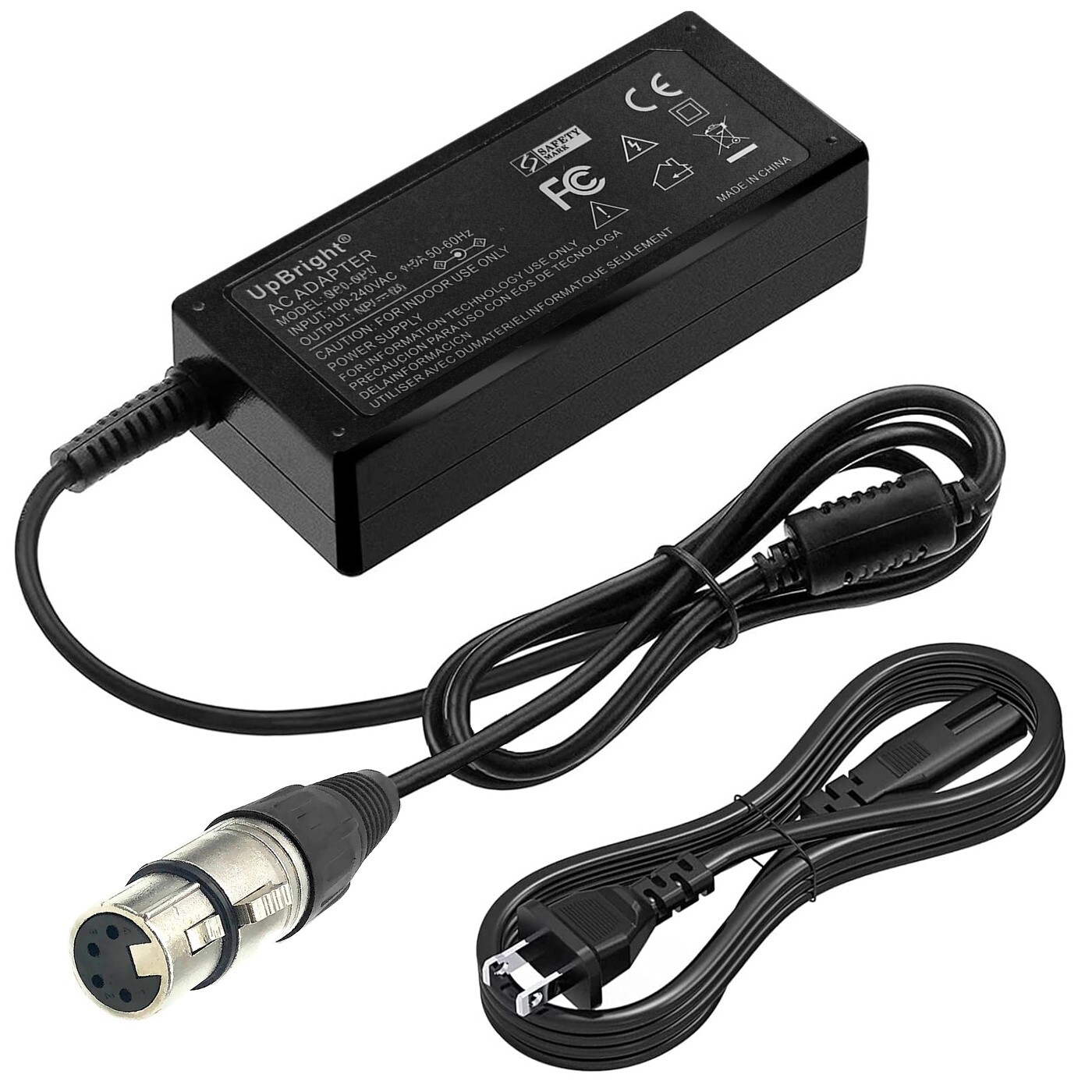 12V 3.33A XLR 4Pin AC/DC Adapter For FSP FSP040-DGAA1 FSP040-DHAN3 Sparkle Power
