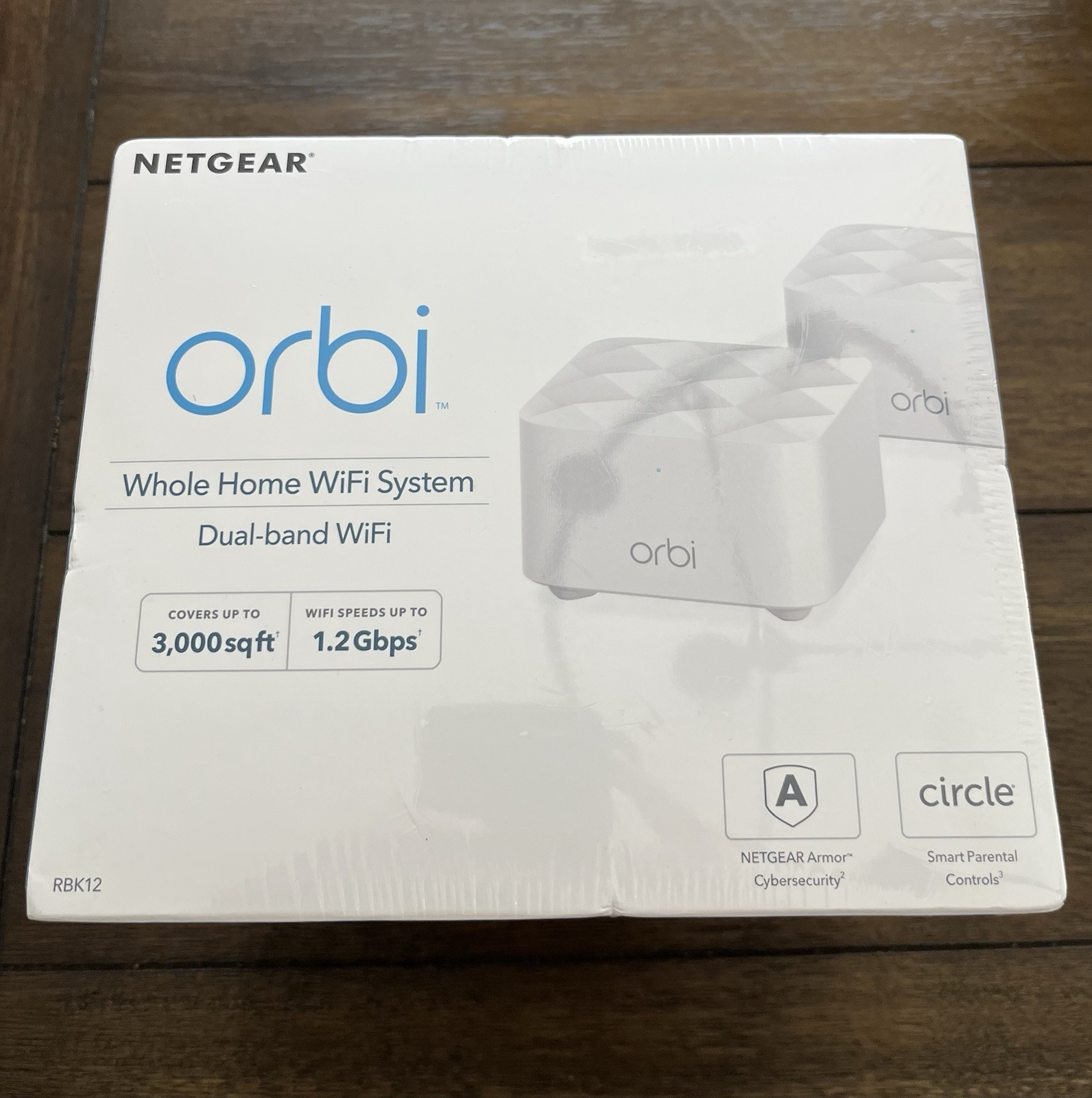 Netgear Orbi Mesh Wi-Fi Router System 2-Pack 3000 SF 1.2Gbps RBK12 New /Sealed