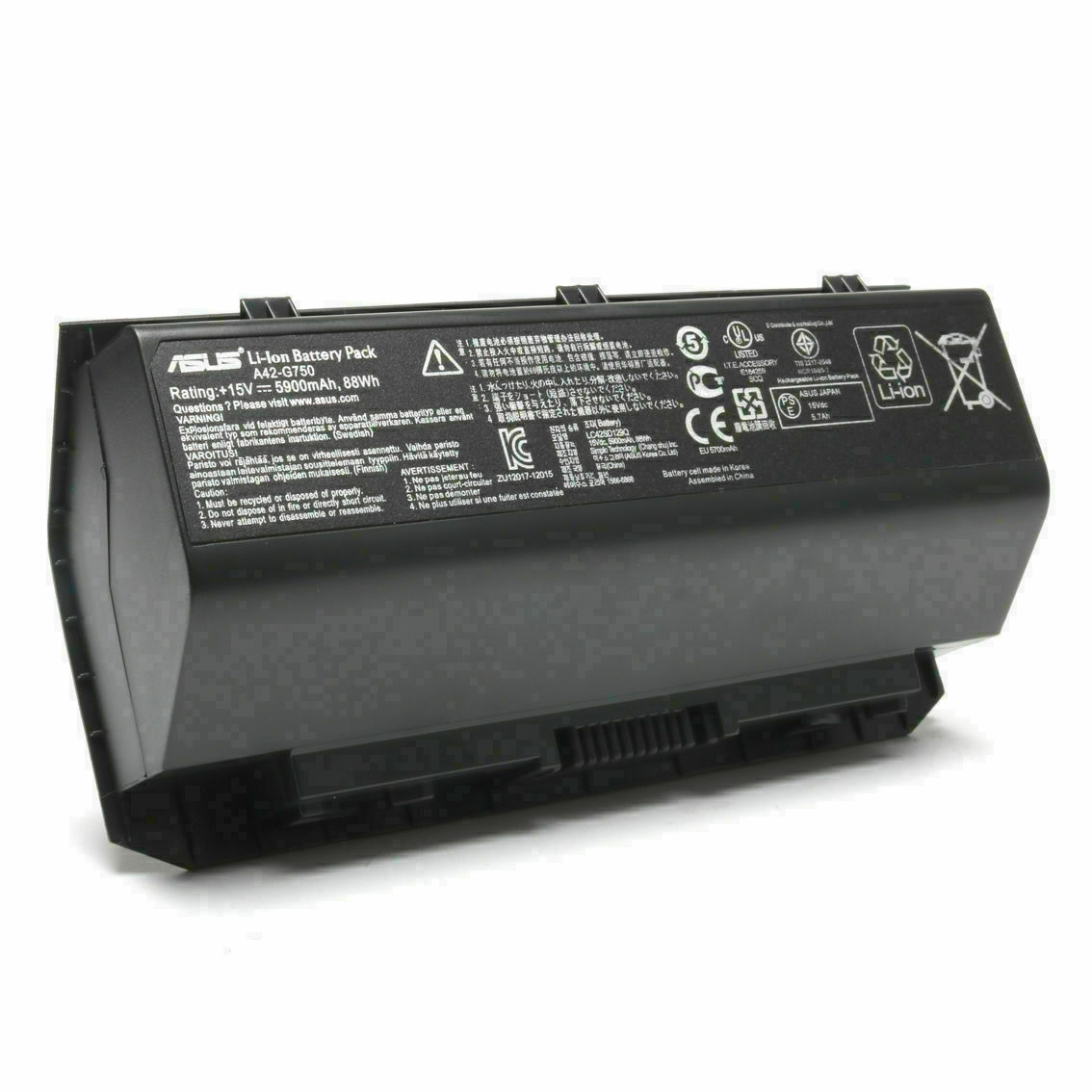 New Genuine 88Wh A42-G750 Battery For ASUS ROG G750 G750J G750JH G750JM G750JS