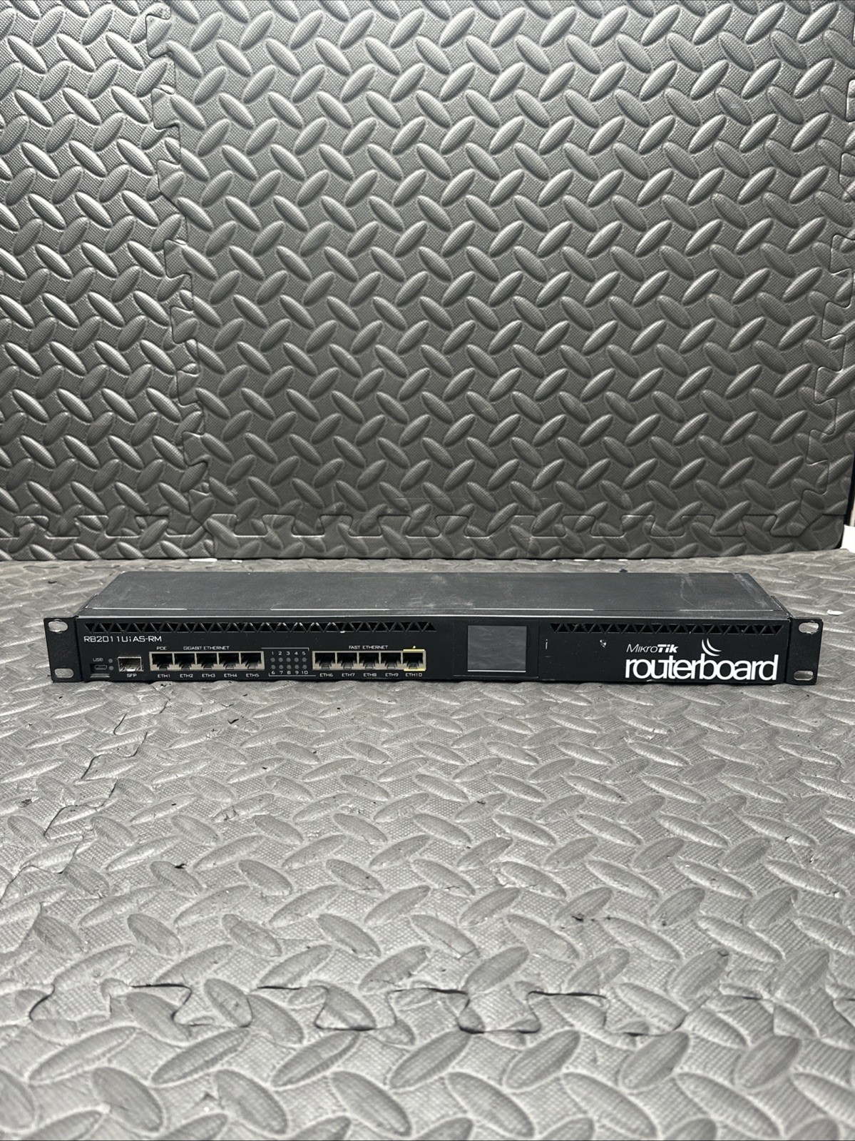 Mikrotik Router RB2011UiAS-RM RouterBoard Rack Mount - No Cords Or Power Supply
