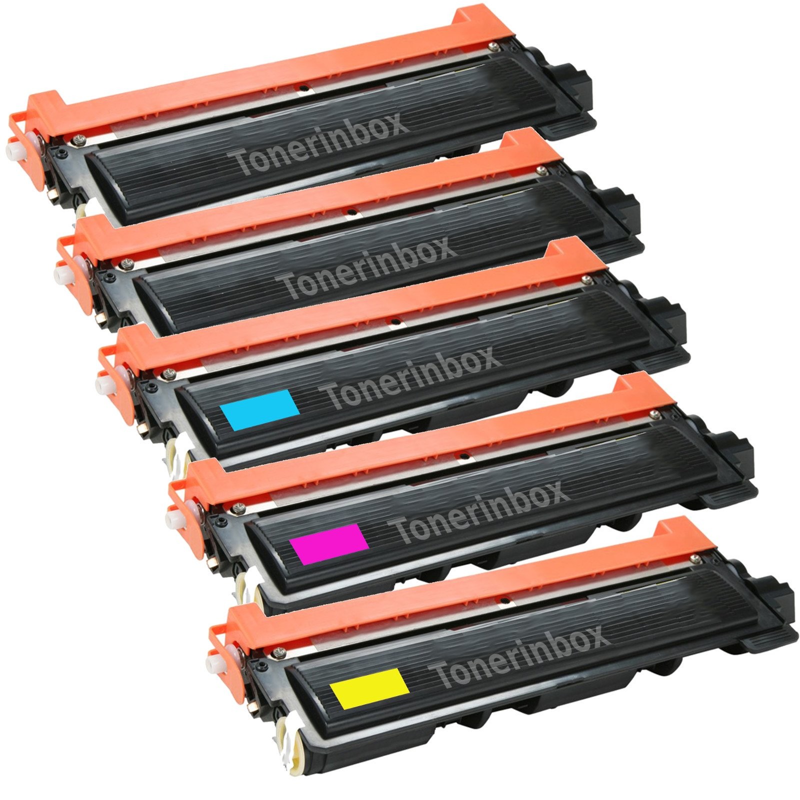 *5pk TN210 TN-210 Toner For Bro MFC-9010CN MFC-9120CN MFC-9125CN MFC-9320CW