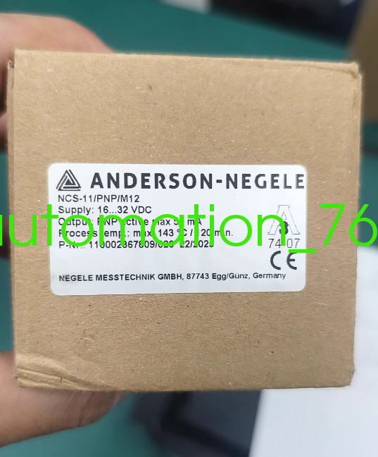 1PCS NEW ANDERSON-NEGELE NCS-11/PNP/M12 Liquid level sensor Via DHL or Fedex