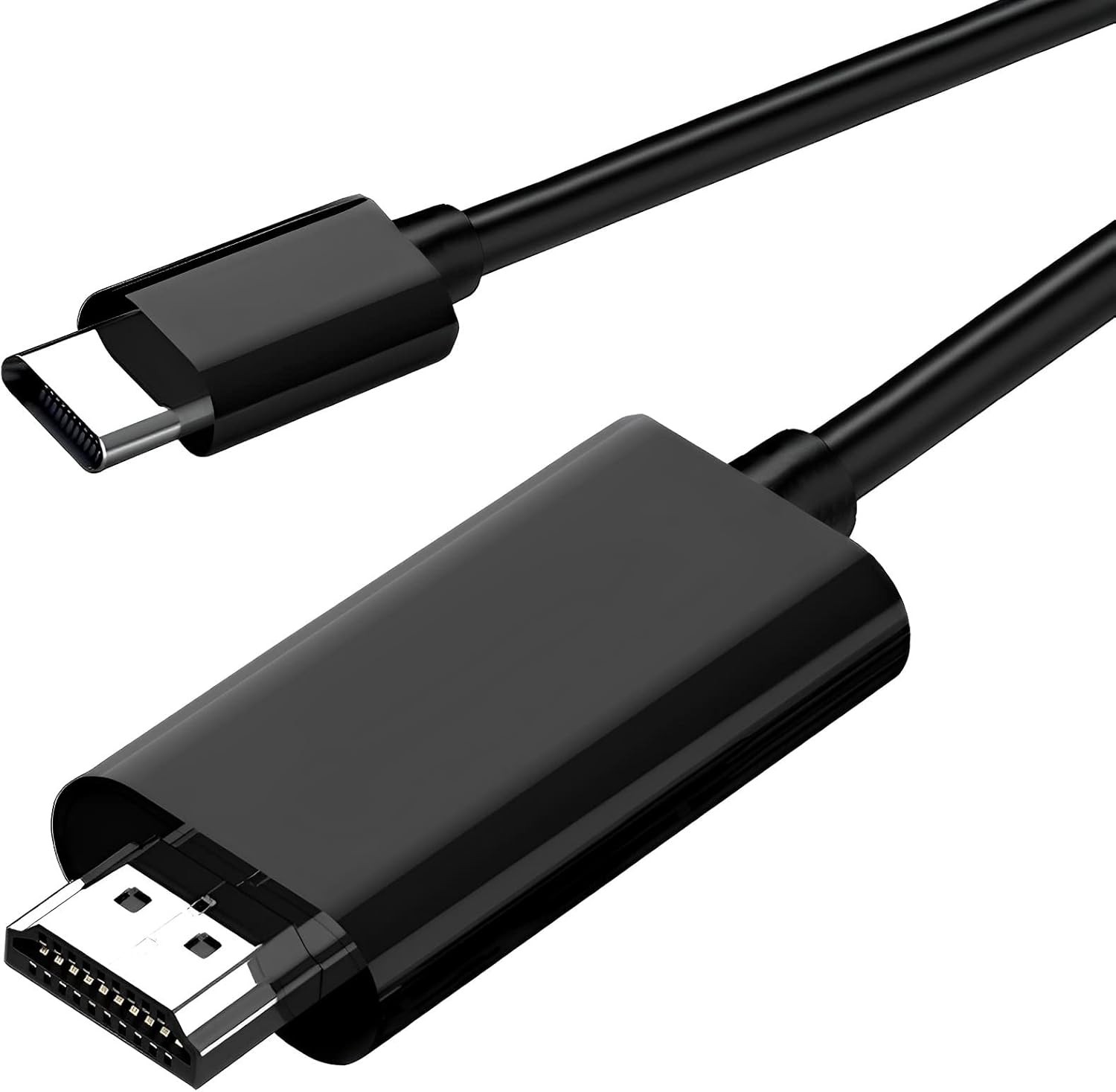 USB C to HDMI Cable 6ft 4K for Monitor, Adapter MAC, USBC Converter vga iPad pro