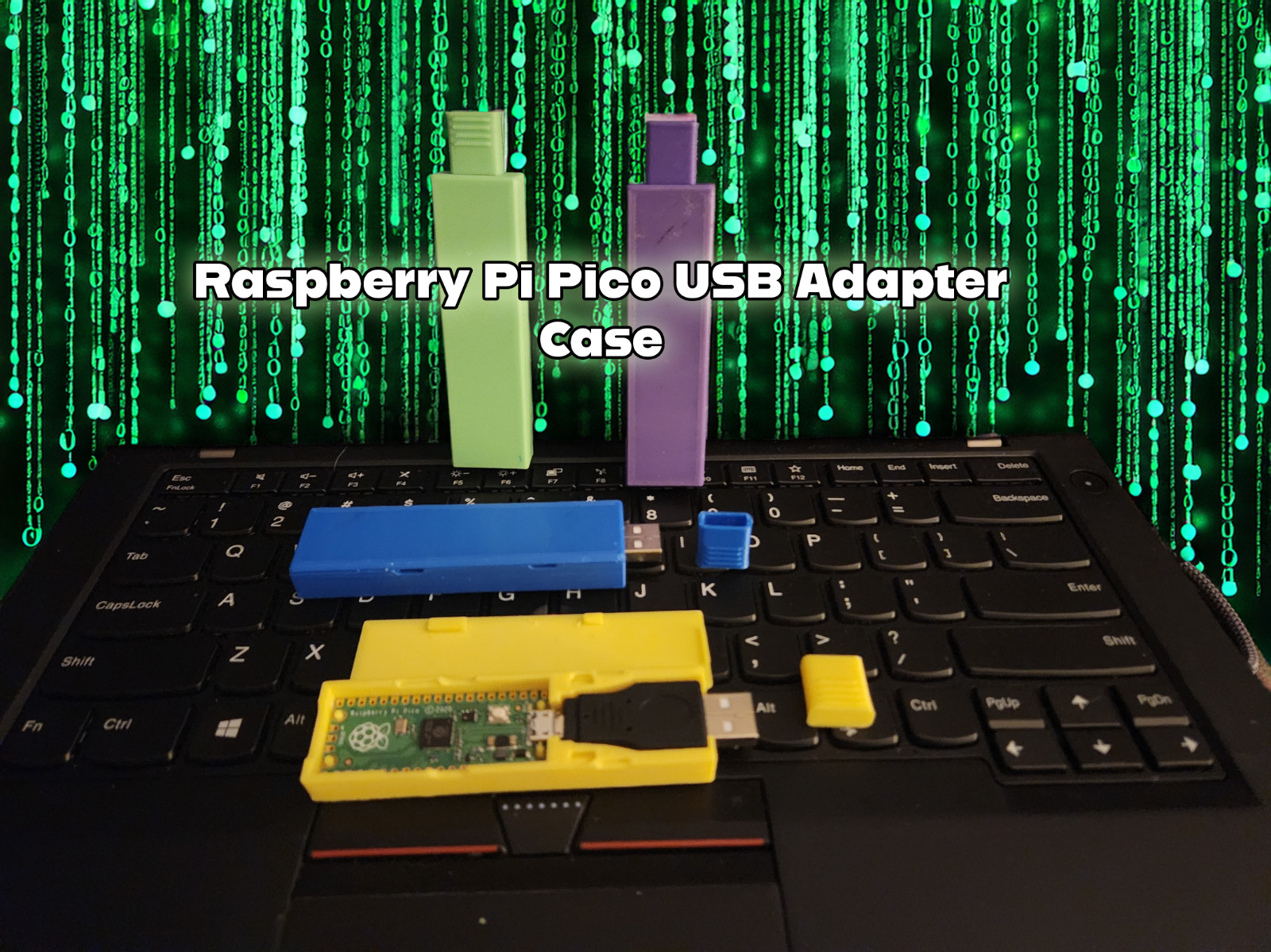 Raspberry Pi Pico USB Adapter Case - 3D Printed