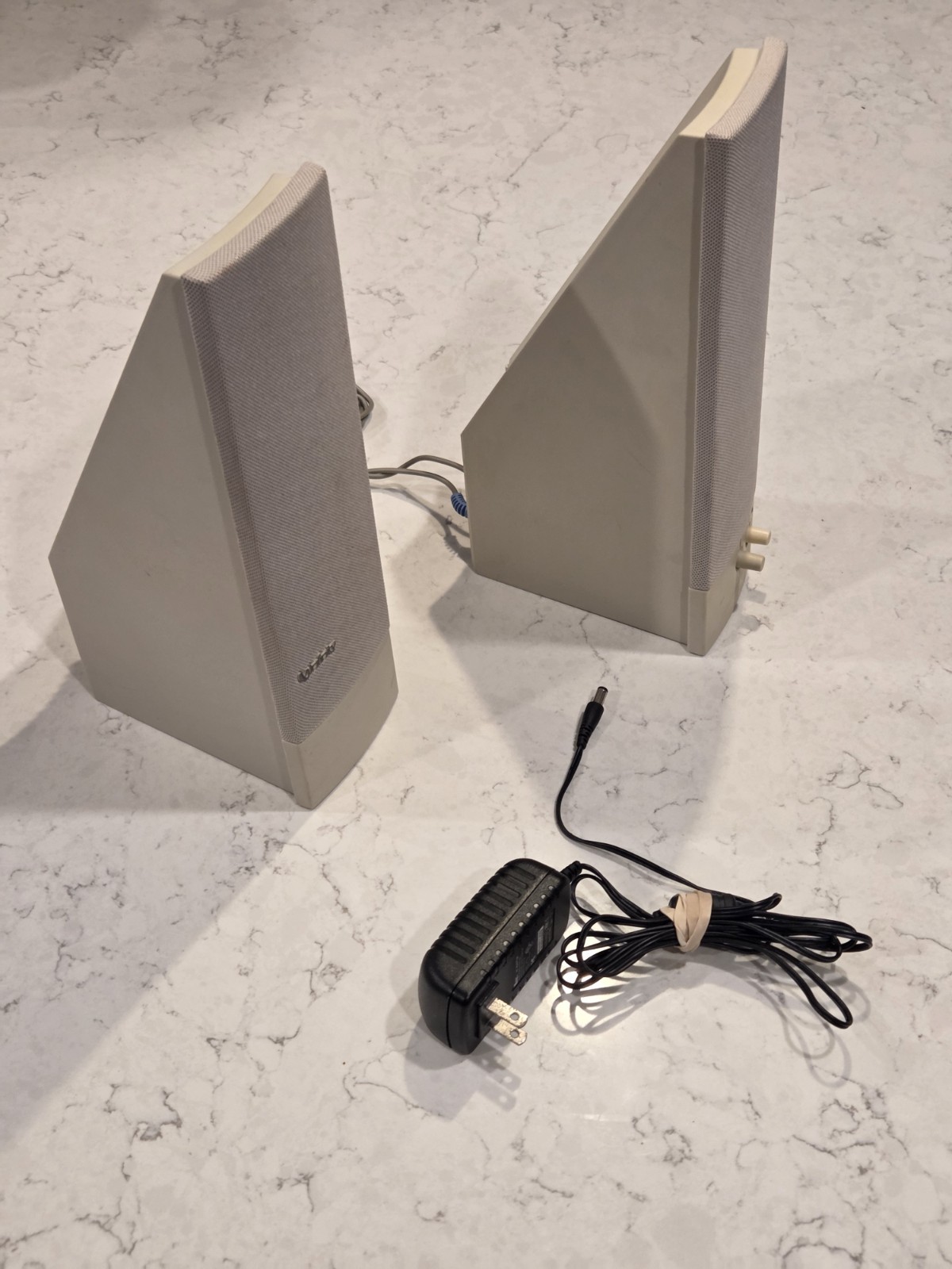 Vintage Beige IBM Aptiva Infinity Powered PC Speakers 20L2168 Retro Gaming DOS