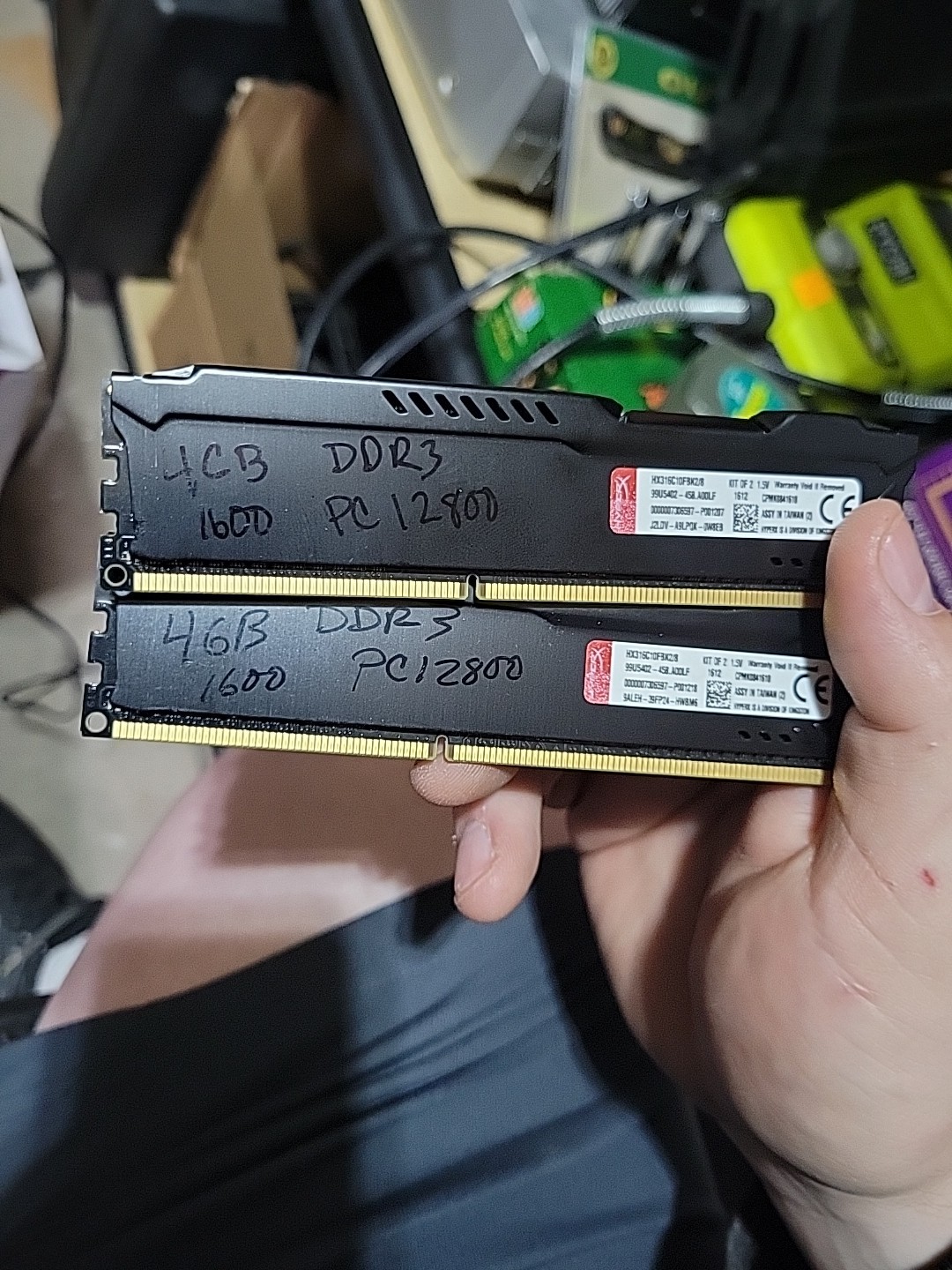 Kingston HyperX Fury 8GB(2 x 4GB) HX316C10FBK2/8 PC3-12800 DDR3 Desktop RAM R103