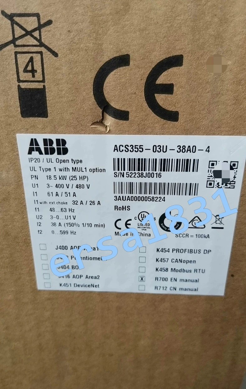 New  ACS355-03U-38A0-4 frequency converter Fast shipping#DHL or FedEx