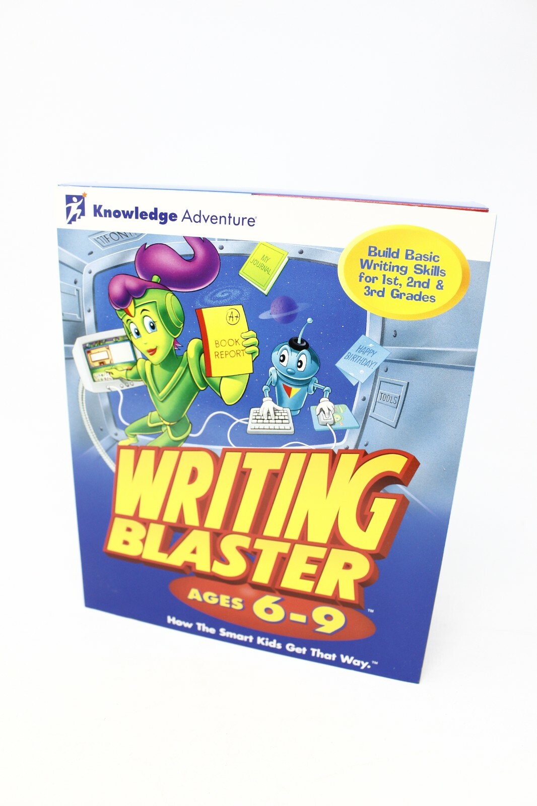 Writing Blaster - PC Knowledge Adventure Ages 6-9 1st-3rd Grade - New Sealed